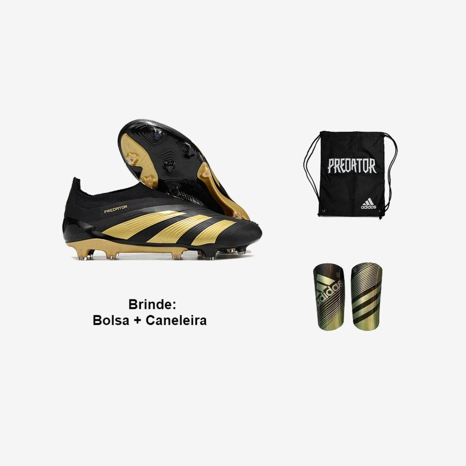Adidas Chuteira Campo Predator Laceless Tongue 2