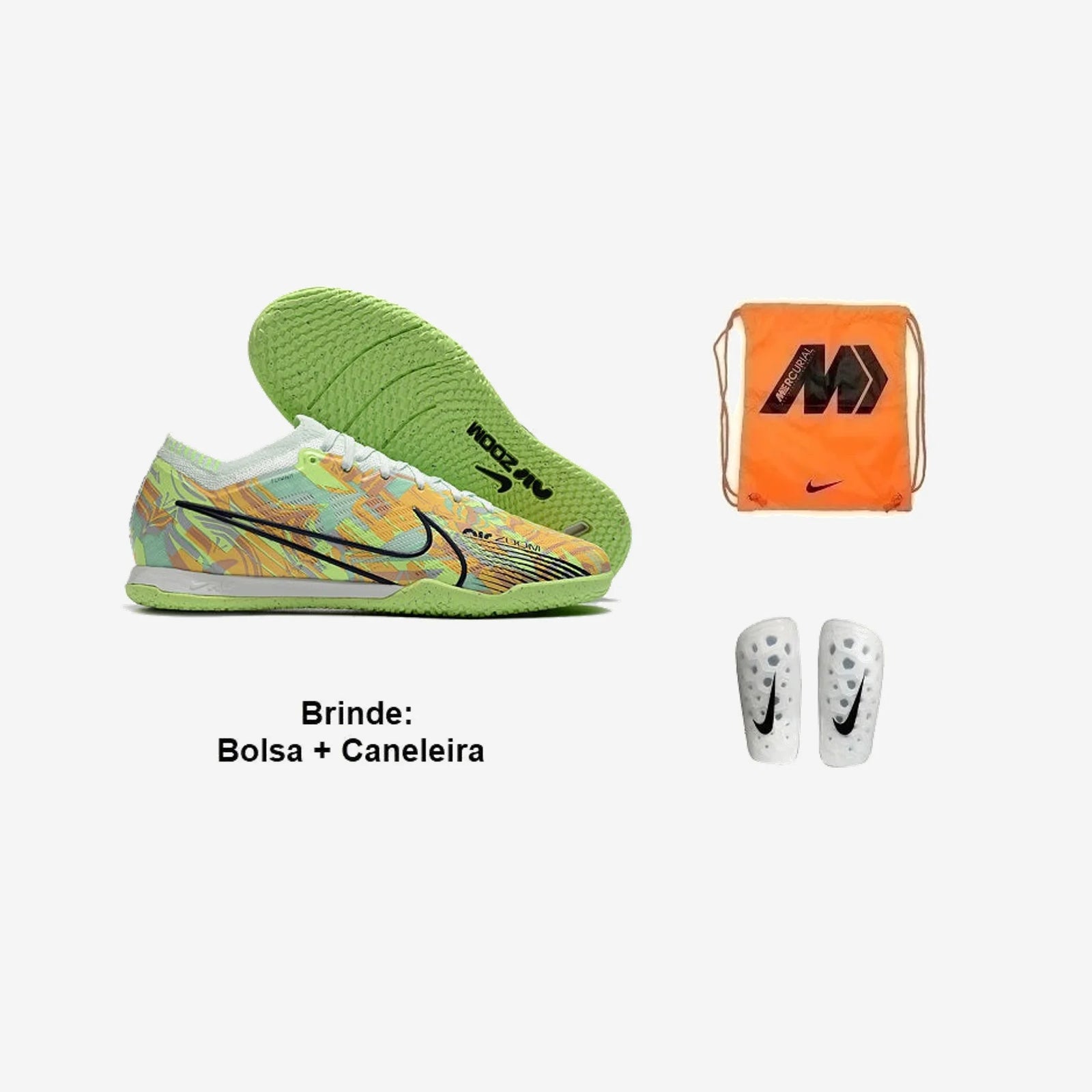 Nike Chuteira Futsal Air Mercurial Vapor 15 + Brindes