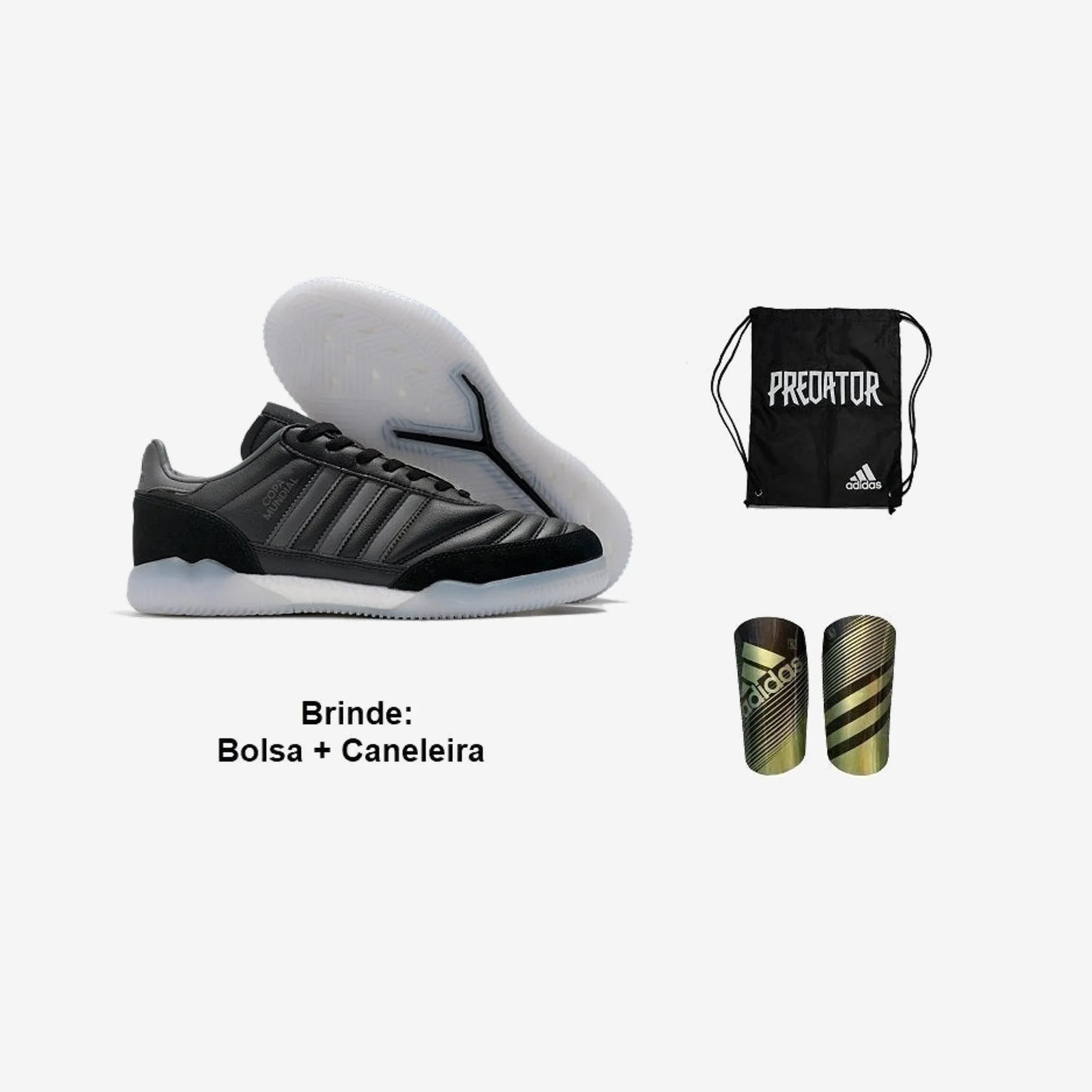 Adidas Chuteira Futsal Copa Mundial Team + Brindes