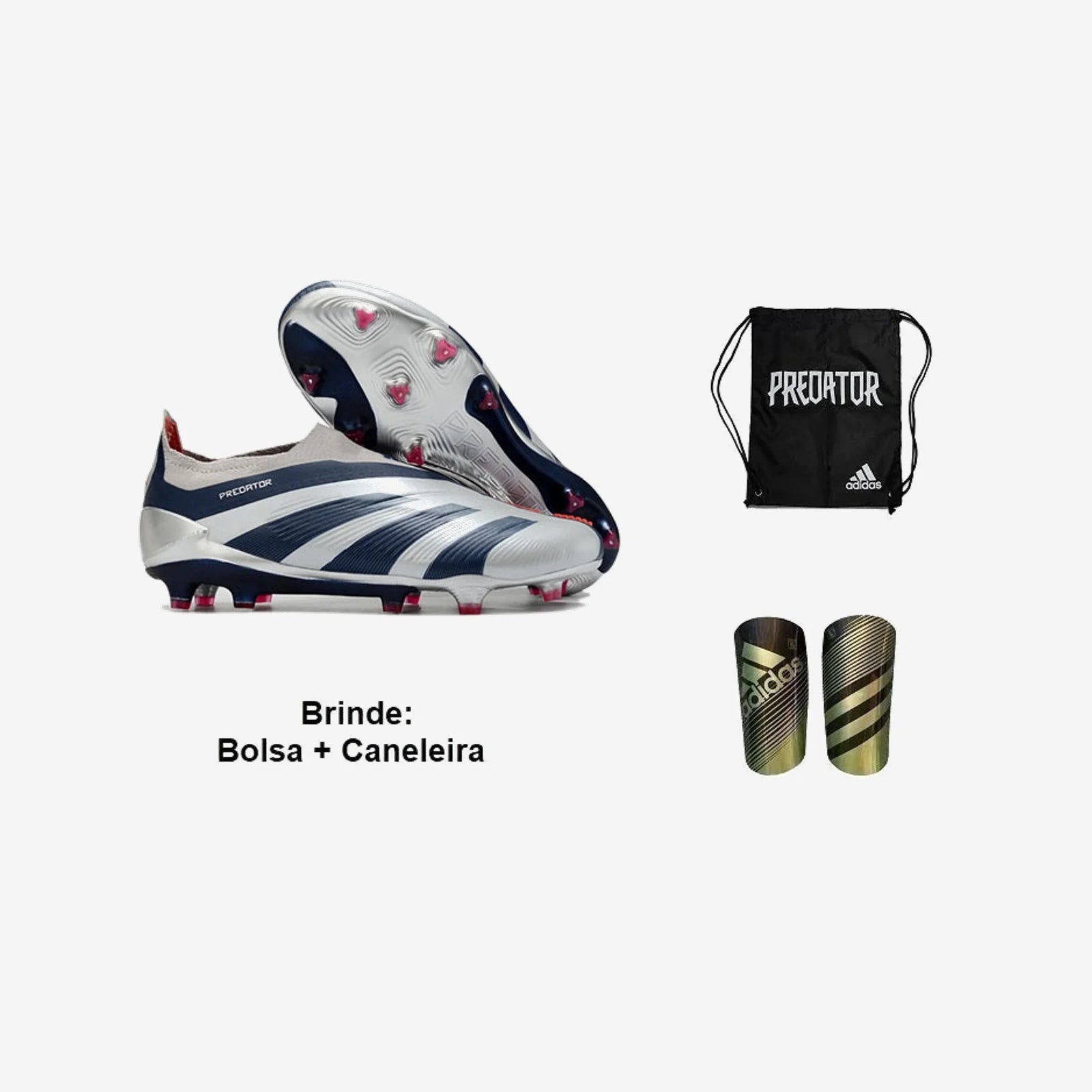 Adidas Chuteira Campo Predator Laceless Tongue 2