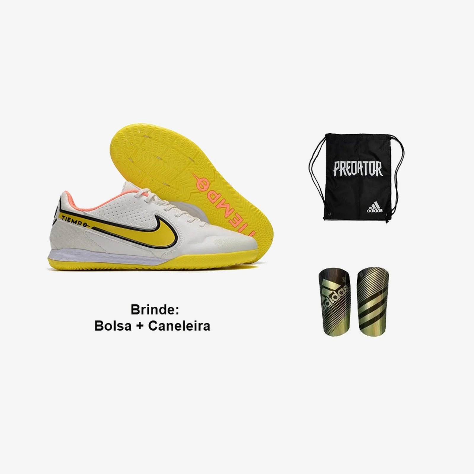 Nike Chuteira Futsal Tiempo Legend 9 Pro + Brindes