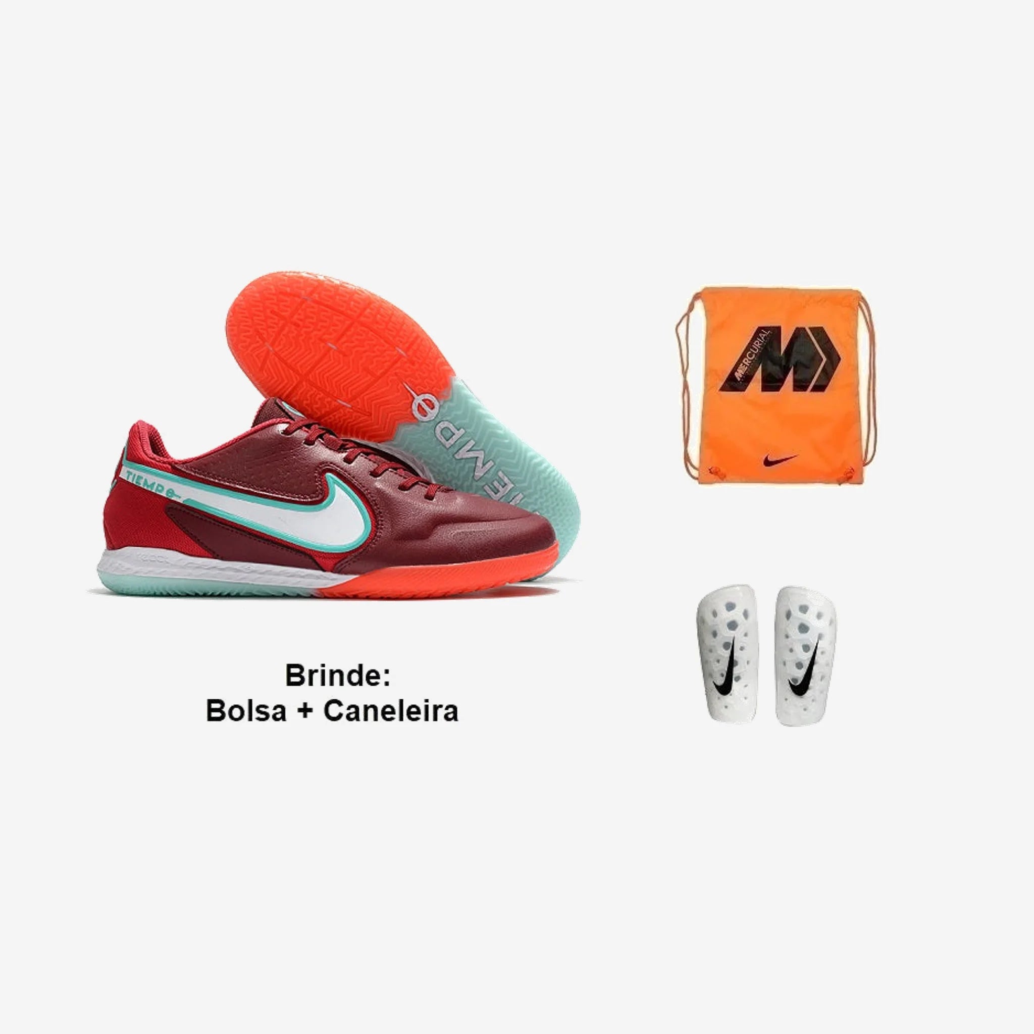 Chuteira Futsal Nike Tiempo Legend 9 Pro Ic + Brindes