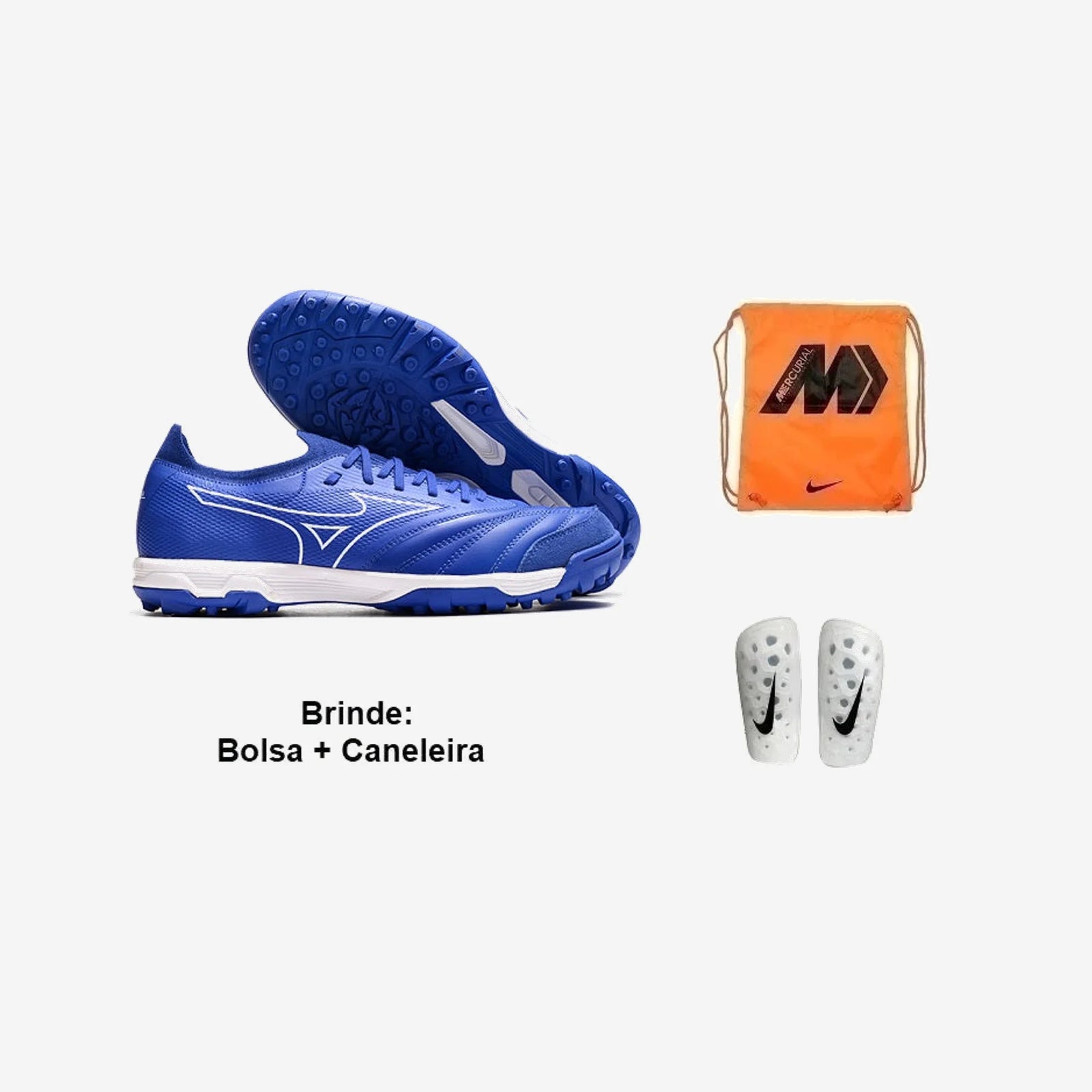 Mizuno Chuteira Society Morelia Neo Sala PRETO (MMNS)