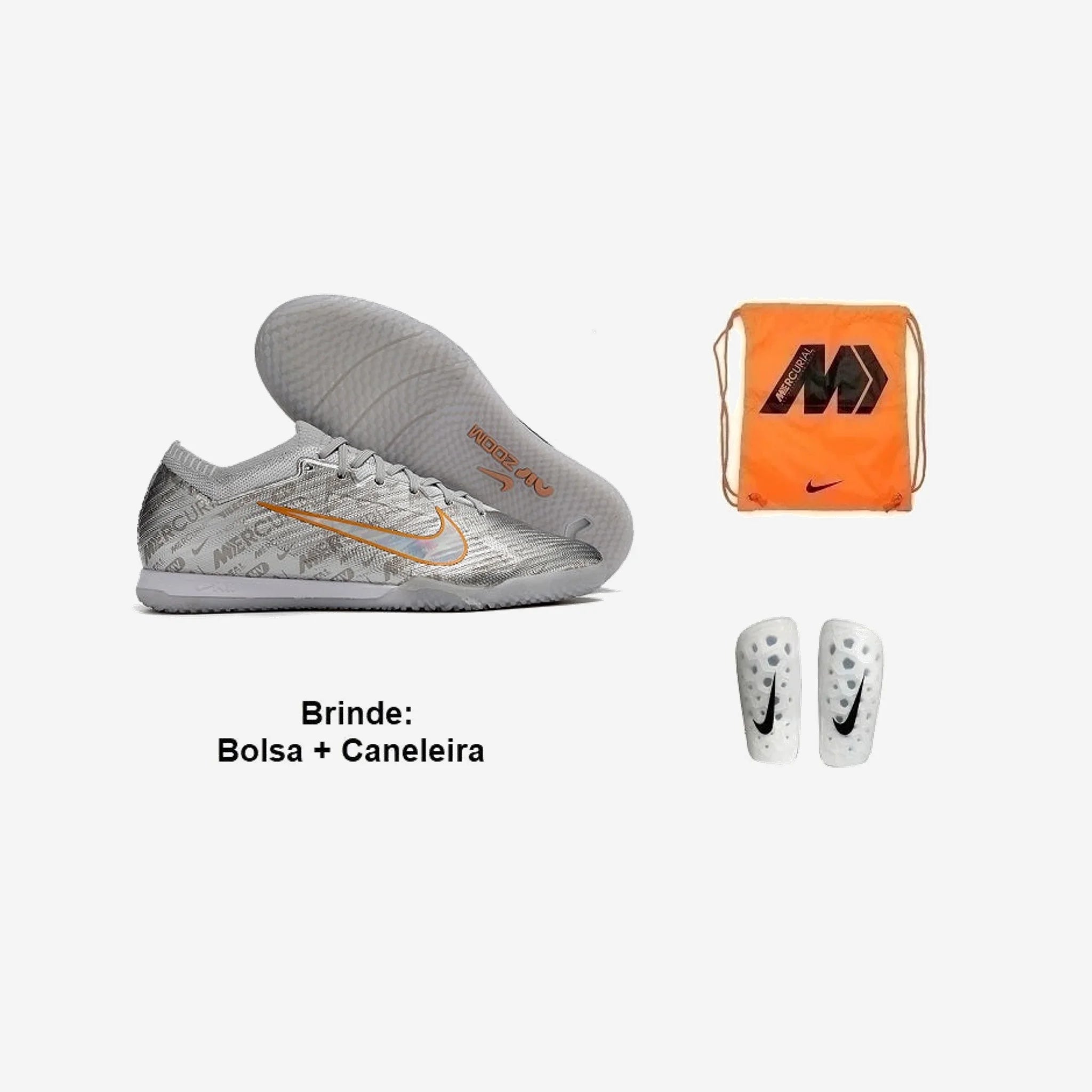 Chuteira Futsal Nike Air Mercurial Vapor 15 Ic (2) + Brindes