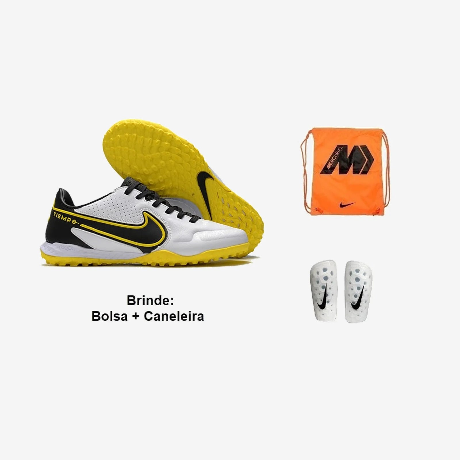 Nike Chuteira Society Tiempo Legend 9 Pro + Brinde