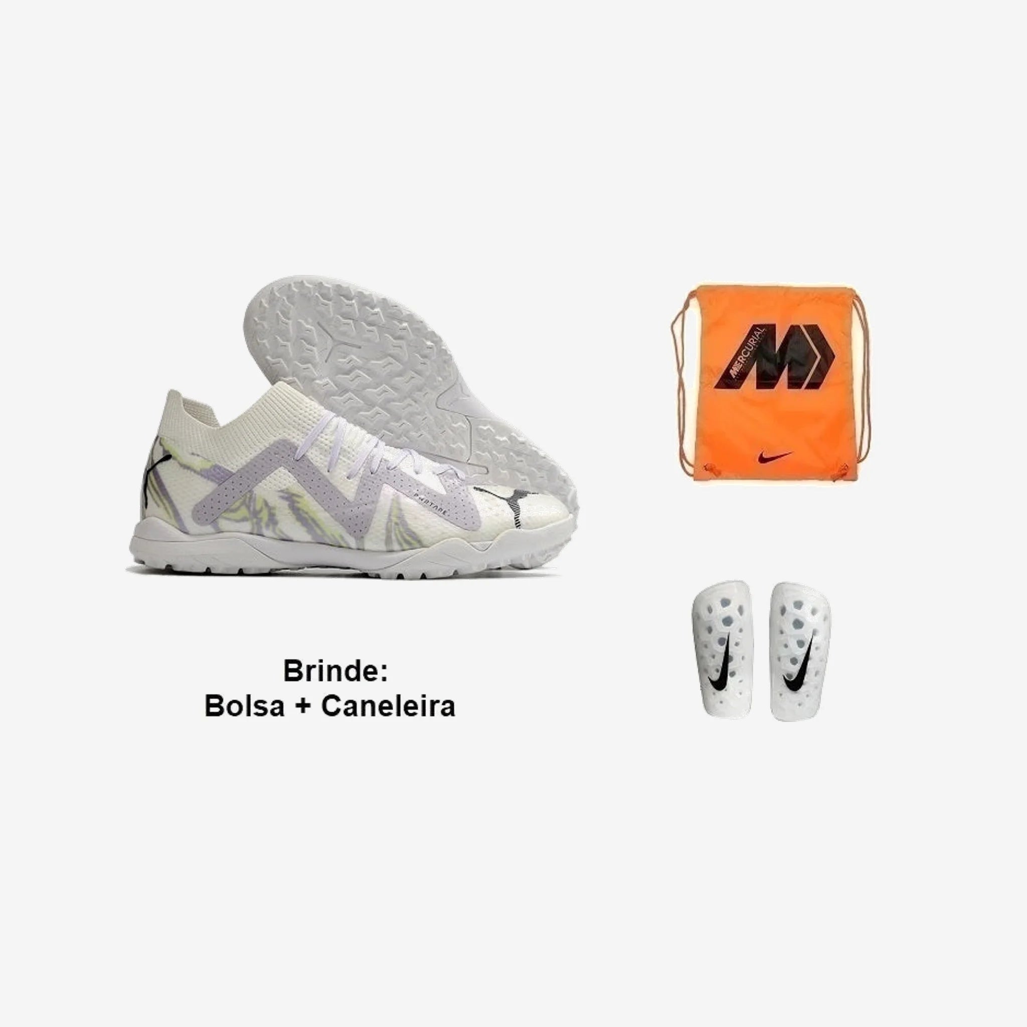 Chuteira Society Puma Future Ultimate Tf + Brindes