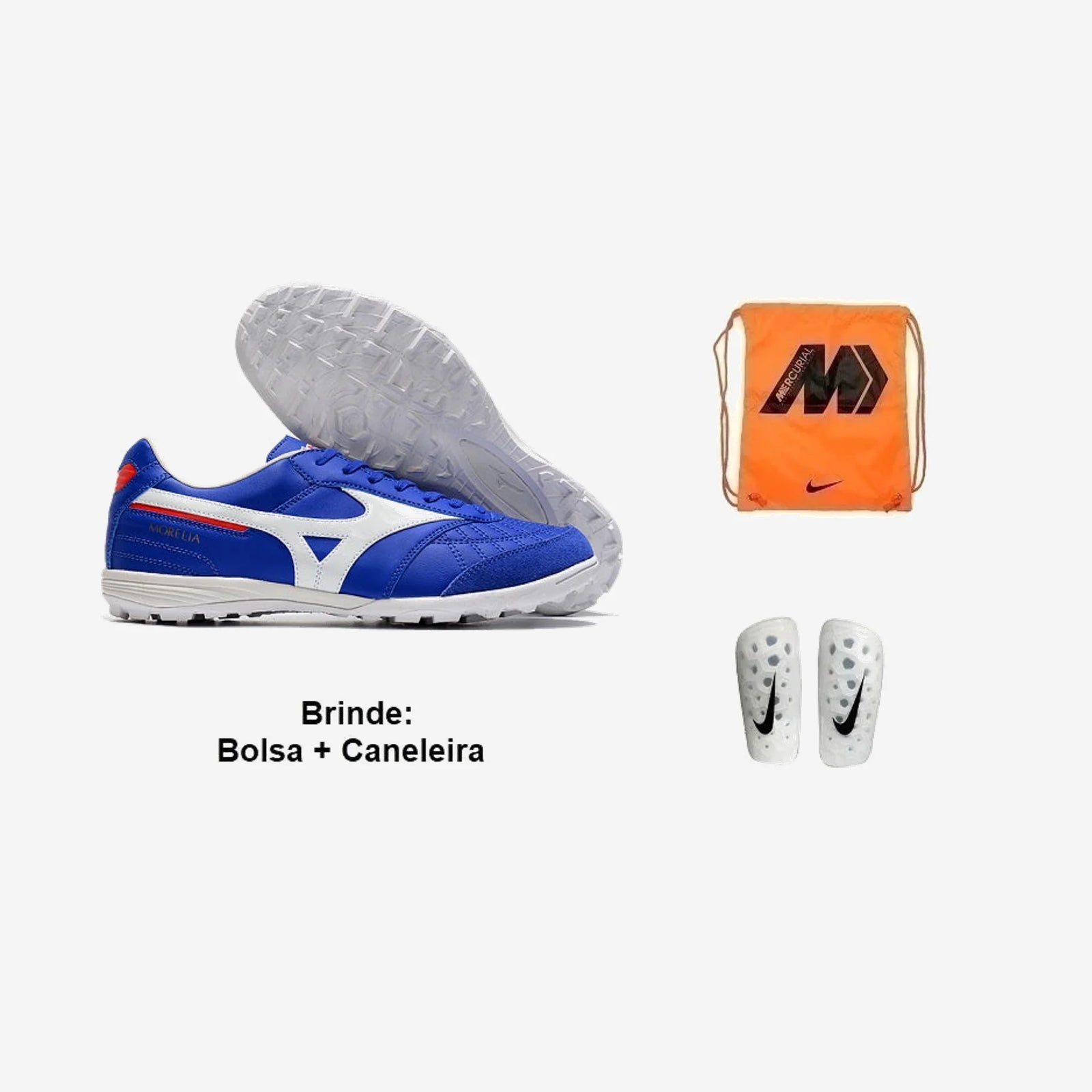 Mizuno Chuteira Society Morelia Sala + Brindes