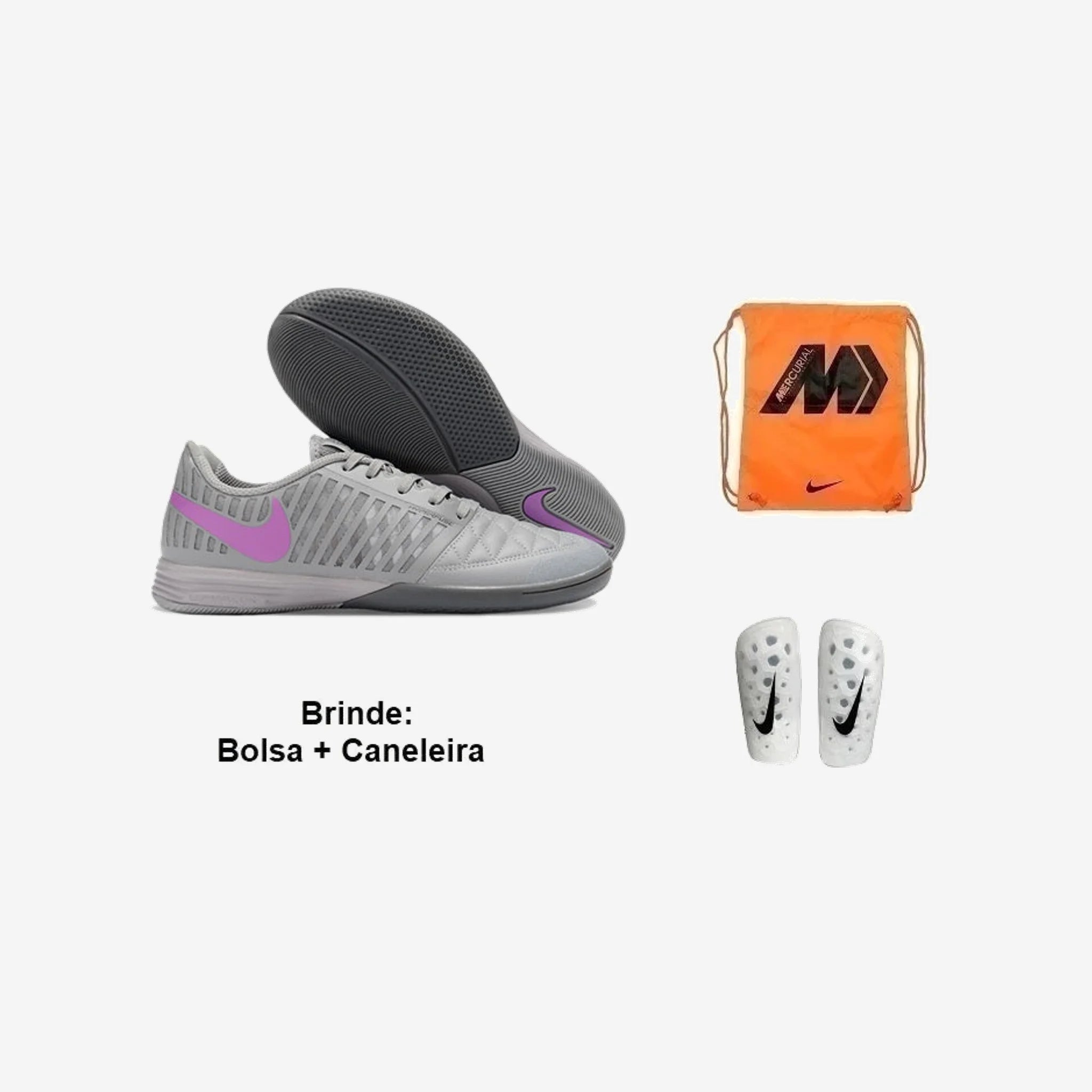 Chuteira Futsal Nike Lunar Gato 2 Ic (4) + Brindes