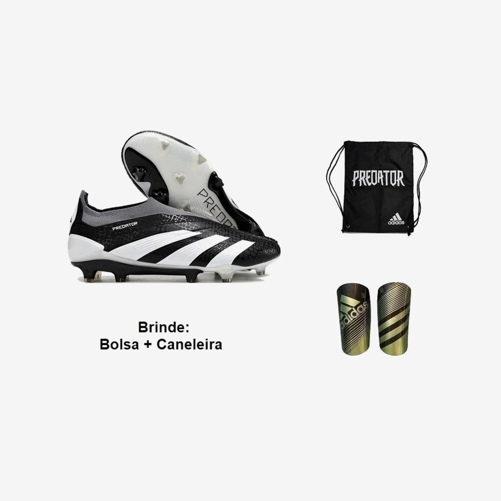 Adidas Chuteira Campo Predator Laceless Tongue 2