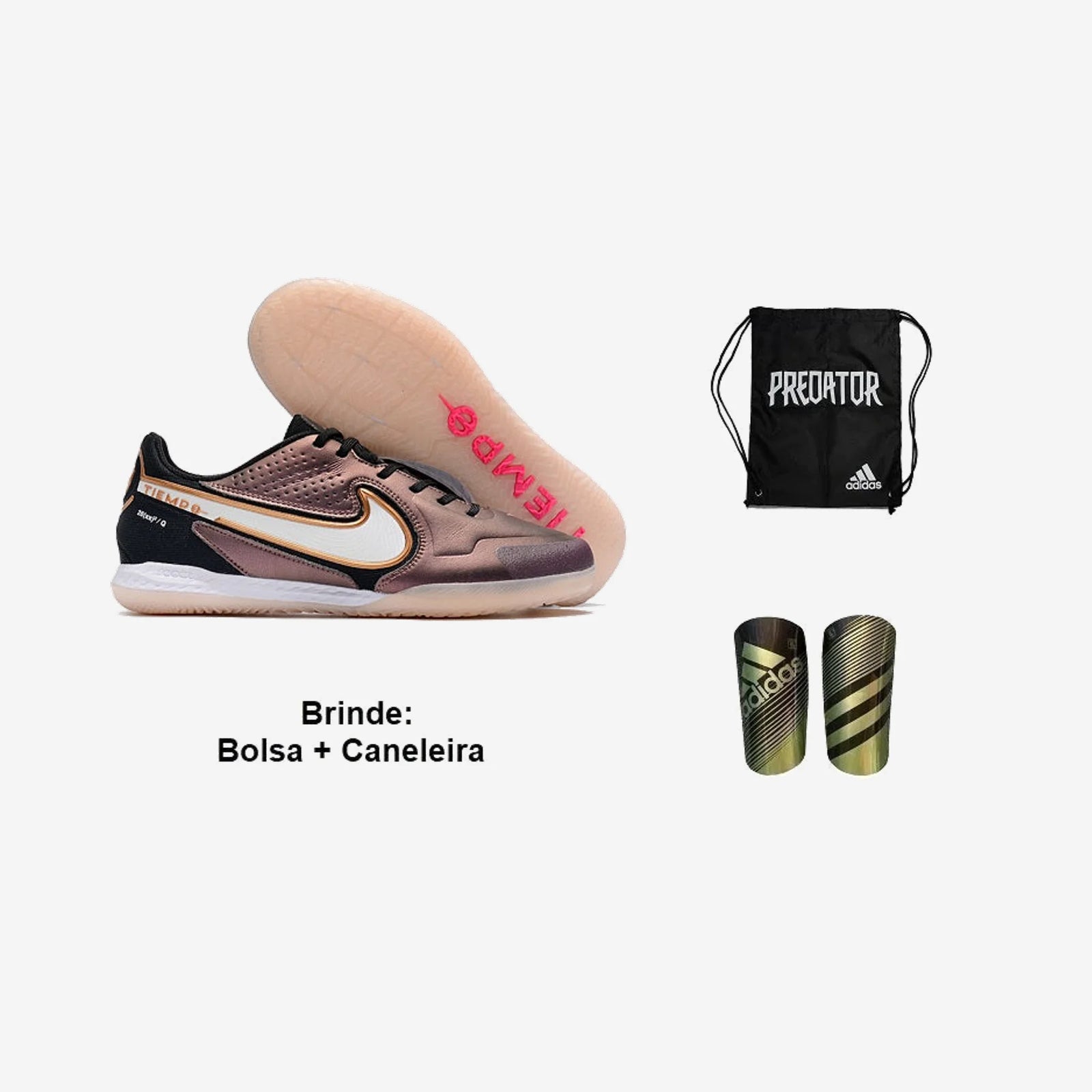 Nike Chuteira Futsal Tiempo Legend 9 Pro + Brindes