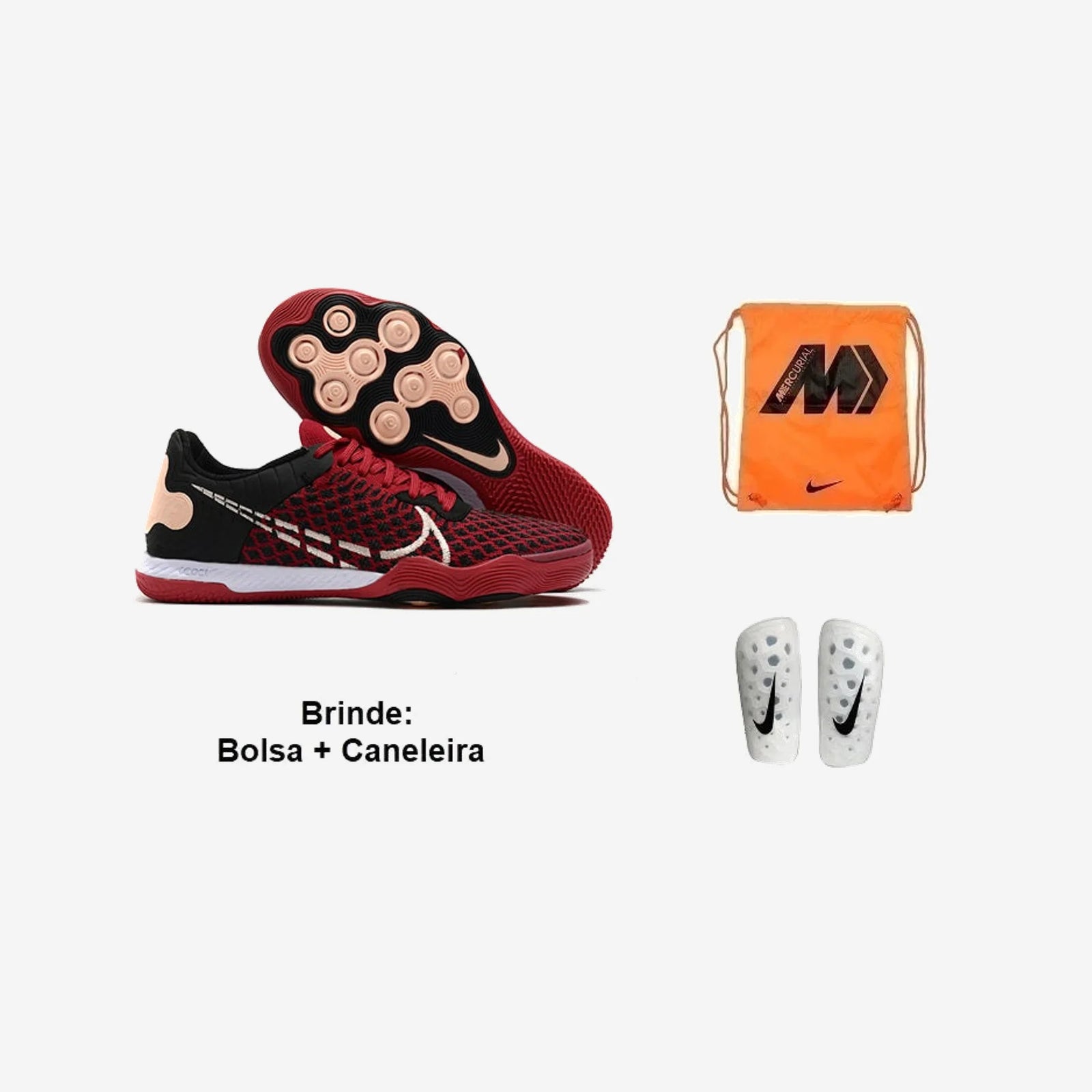 Nike Chuteira Futsal React Gato + Brindes