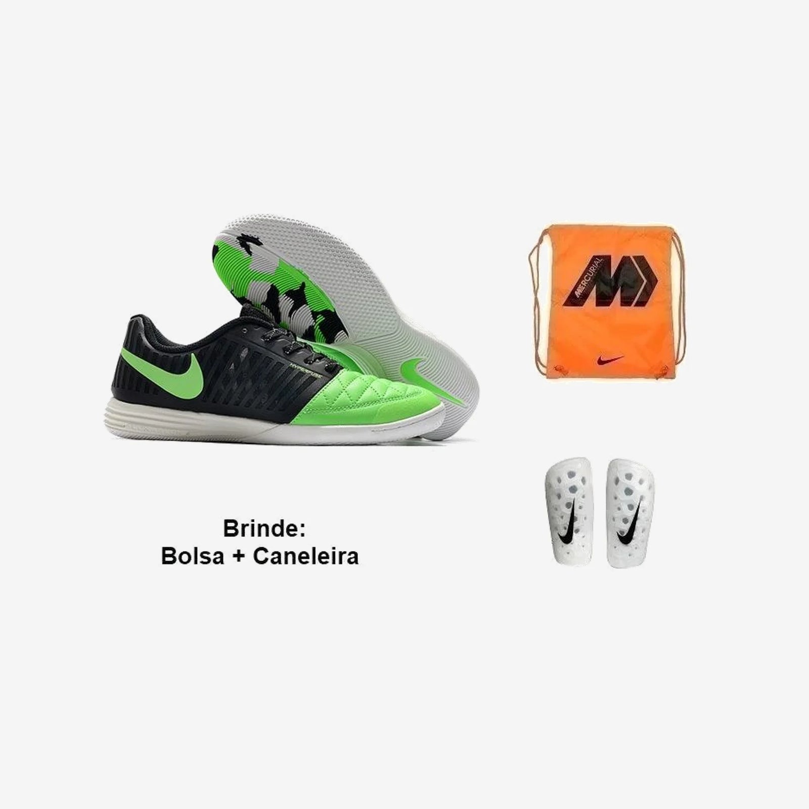 Nike Chuteira Futsal Lunar Gato 2 + Brindes