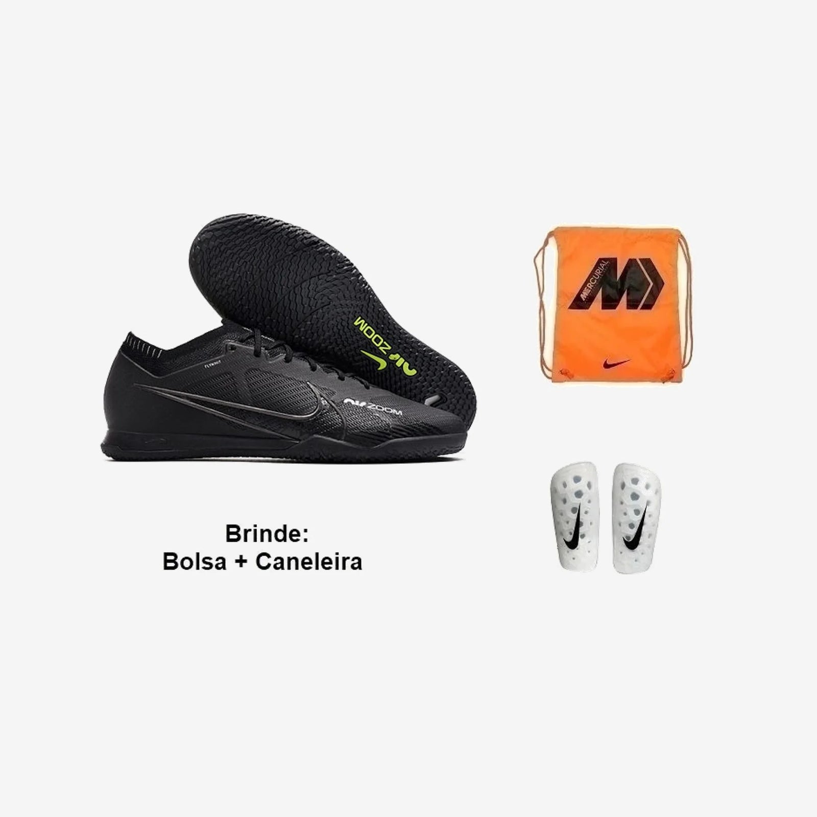 Nike Chuteira Futsal Air Mercurial Vapor 15 + Brindes