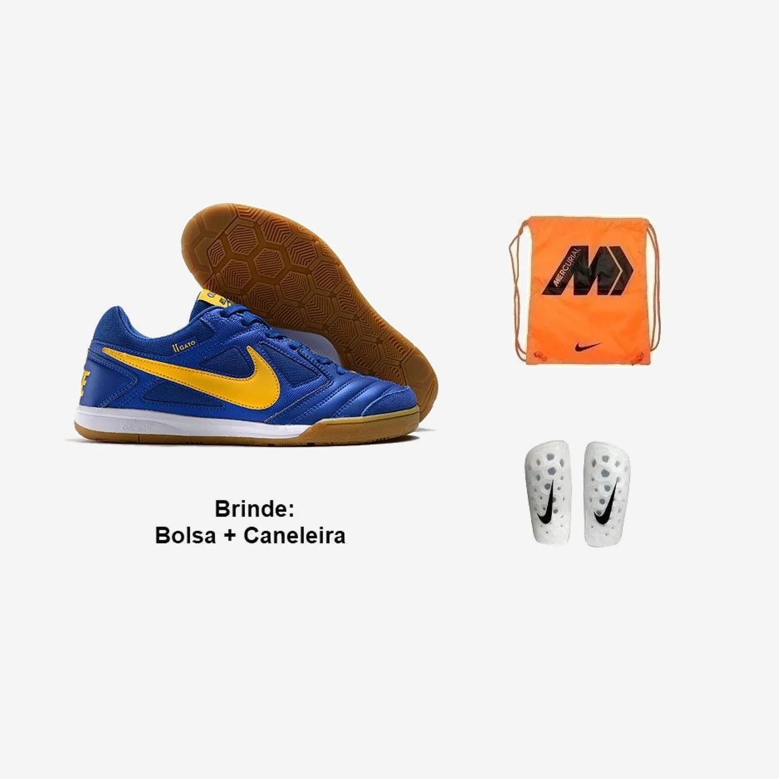 Nike Chuteira Futsal Sb Gato X Supreme + Brindes