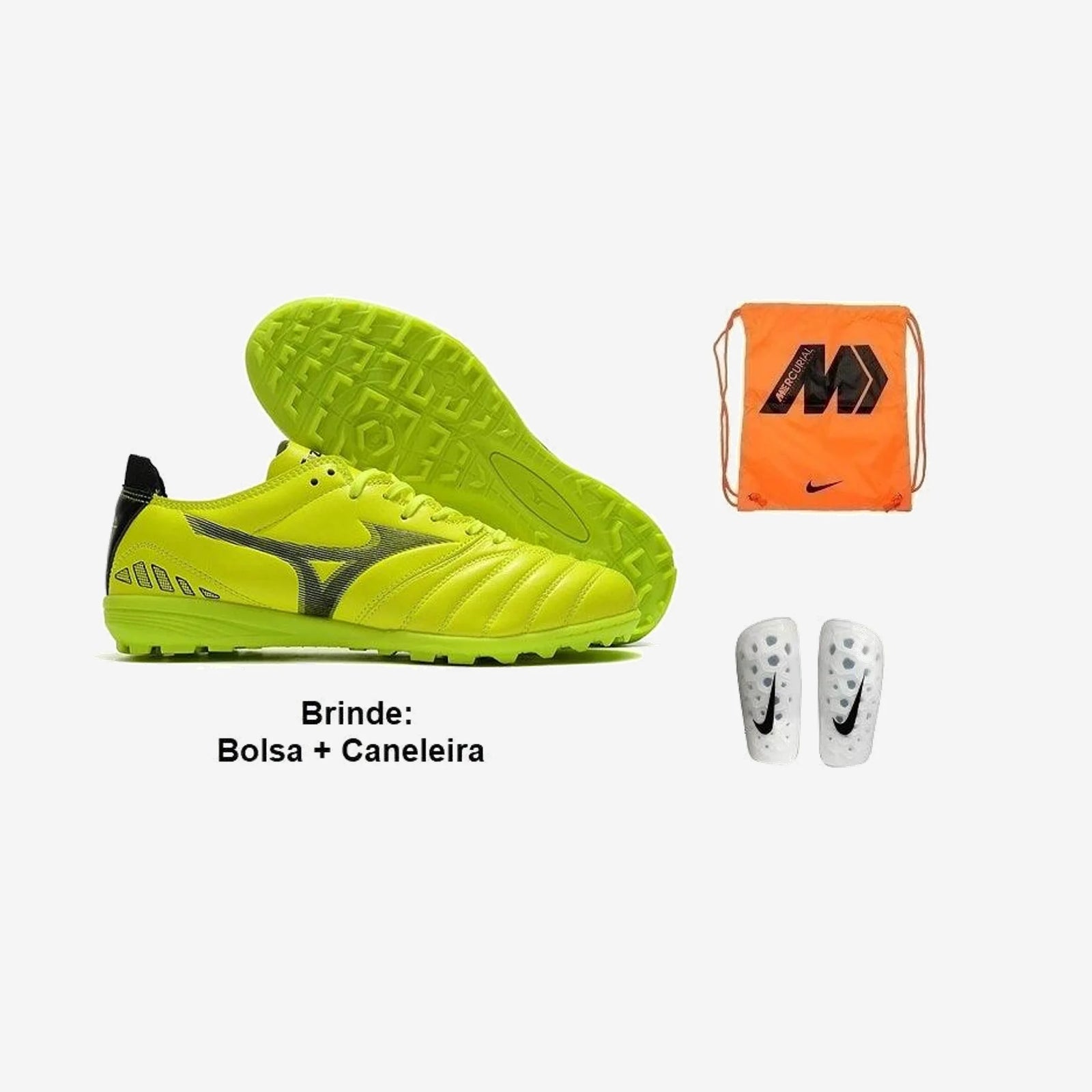 Mizuno Chuteira Society Morelia Neo 3 + Brindes