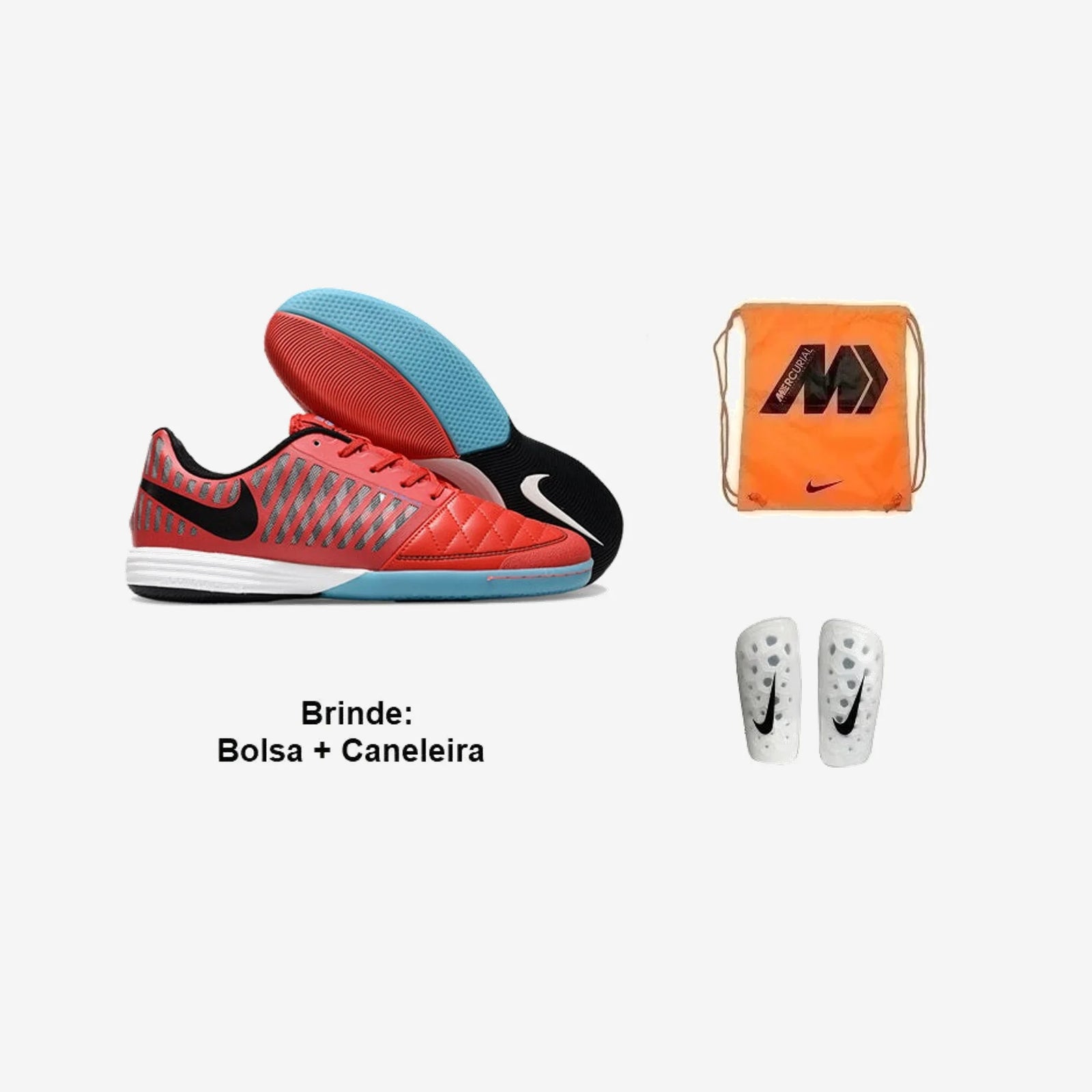 Nike Chuteira Futsal Lunar Gato 2 (4) + Brindes