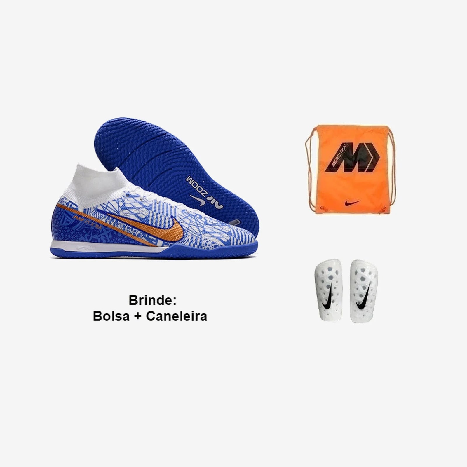 Nike Chuteira Futsal Air Mercurial Superfly 9 + Brindes