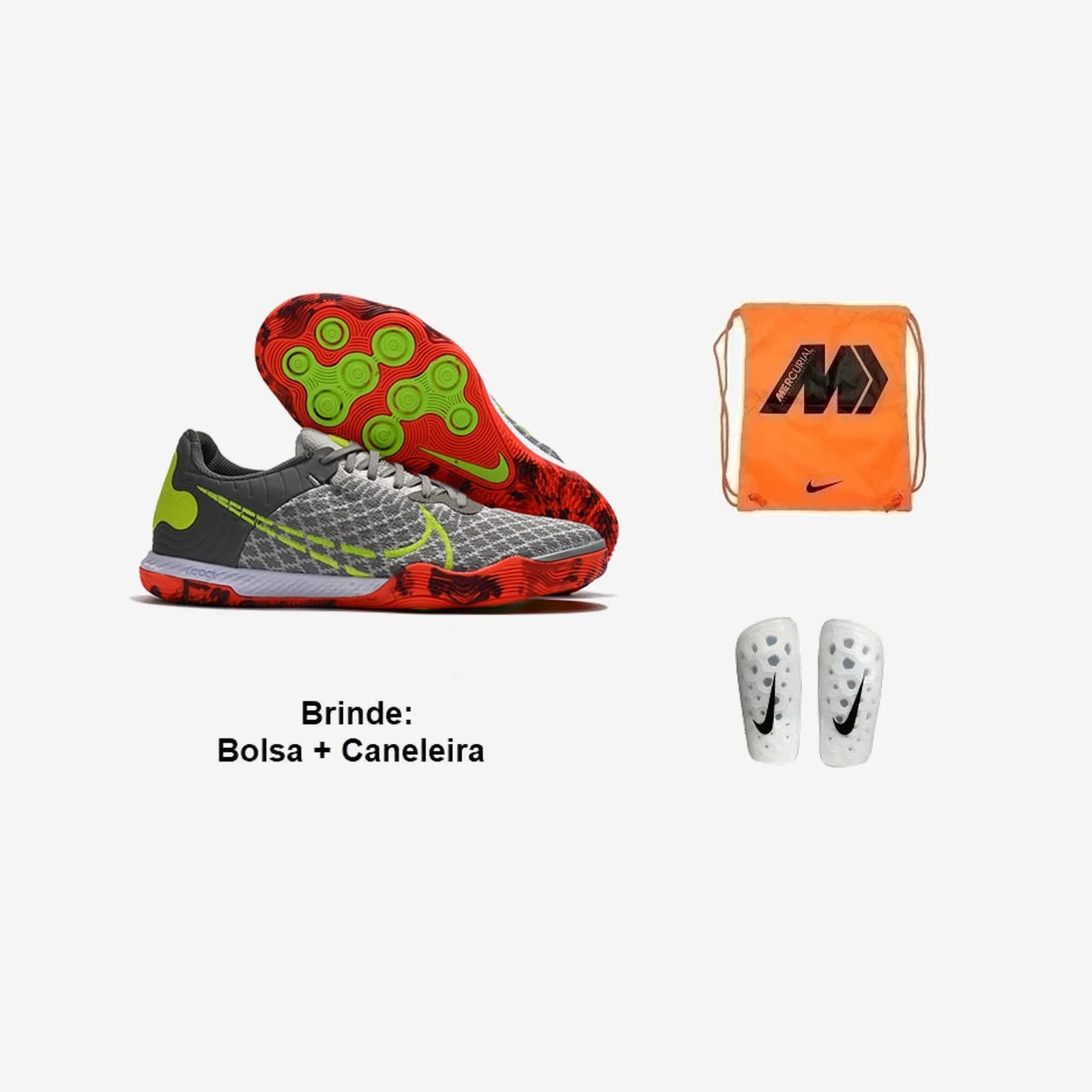 Nike Chuteira Futsal React Gato + Brindes