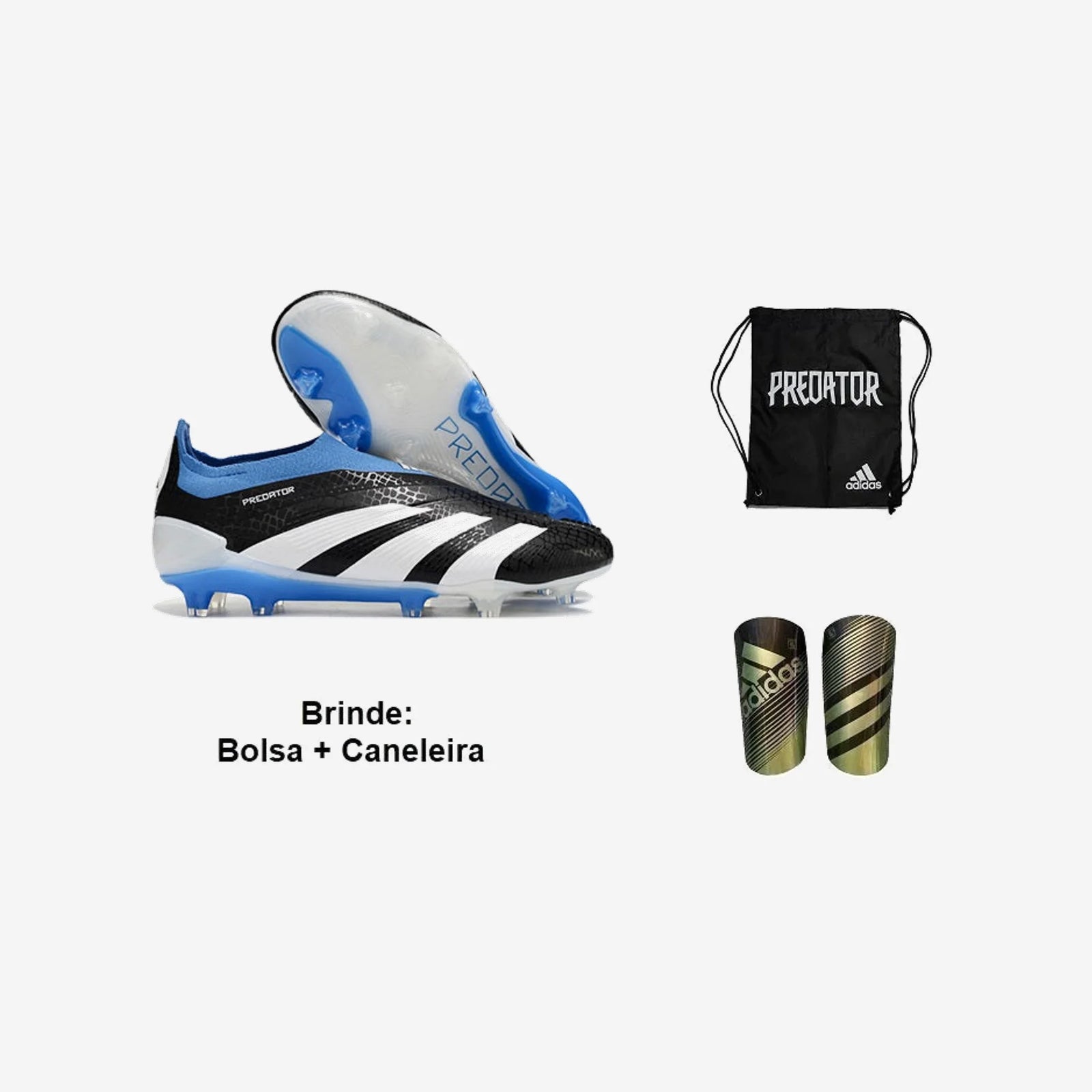 Adidas Chuteira Campo Predator Laceless Tongue 2