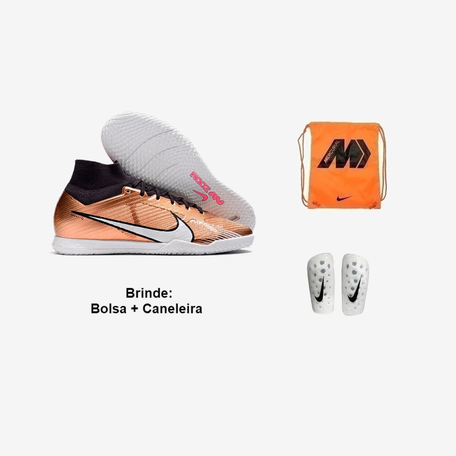 Nike Chuteira Futsal Air Mercurial Superfly 9 + Brindes