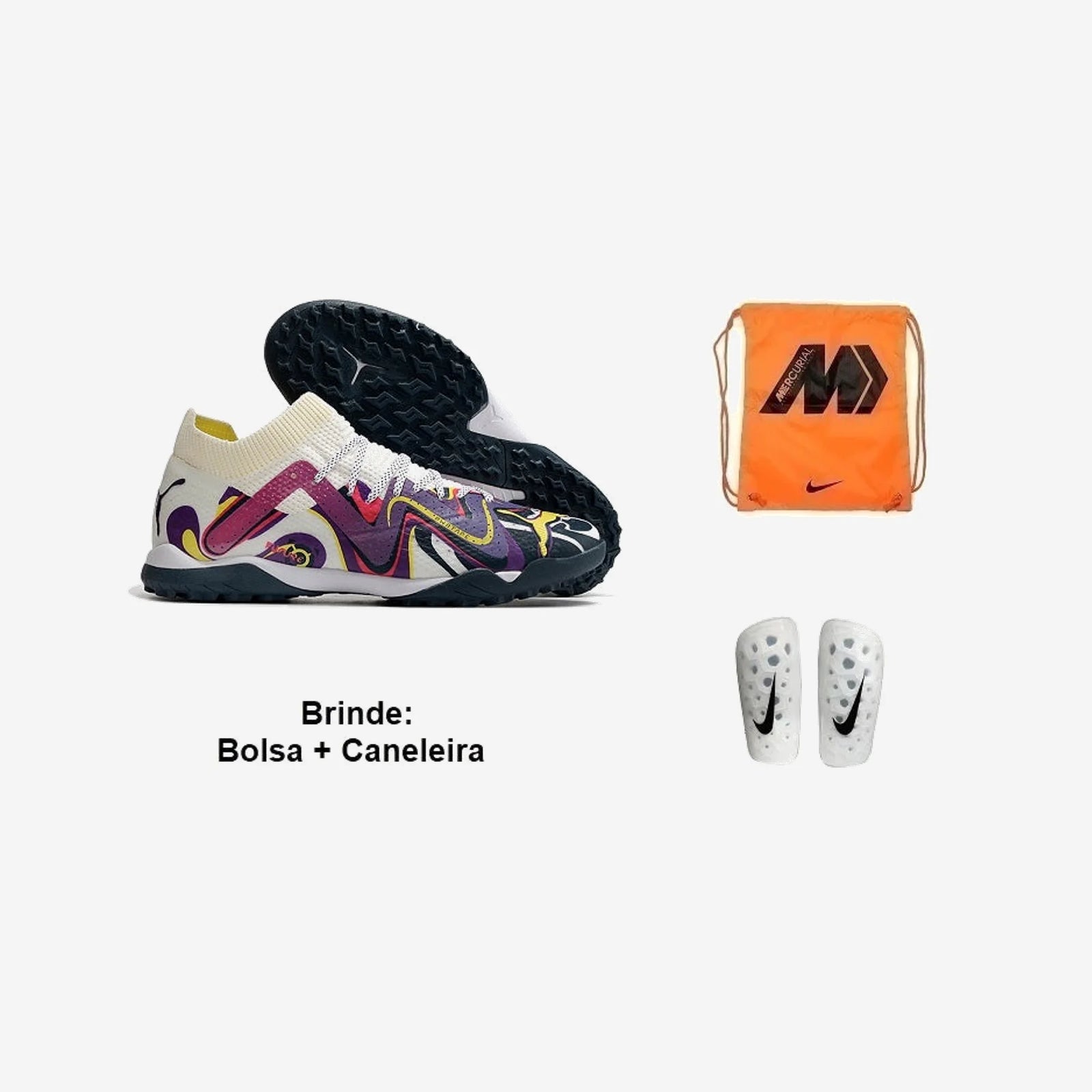 Puma Chuteira Society Future Ultimate + Brindes