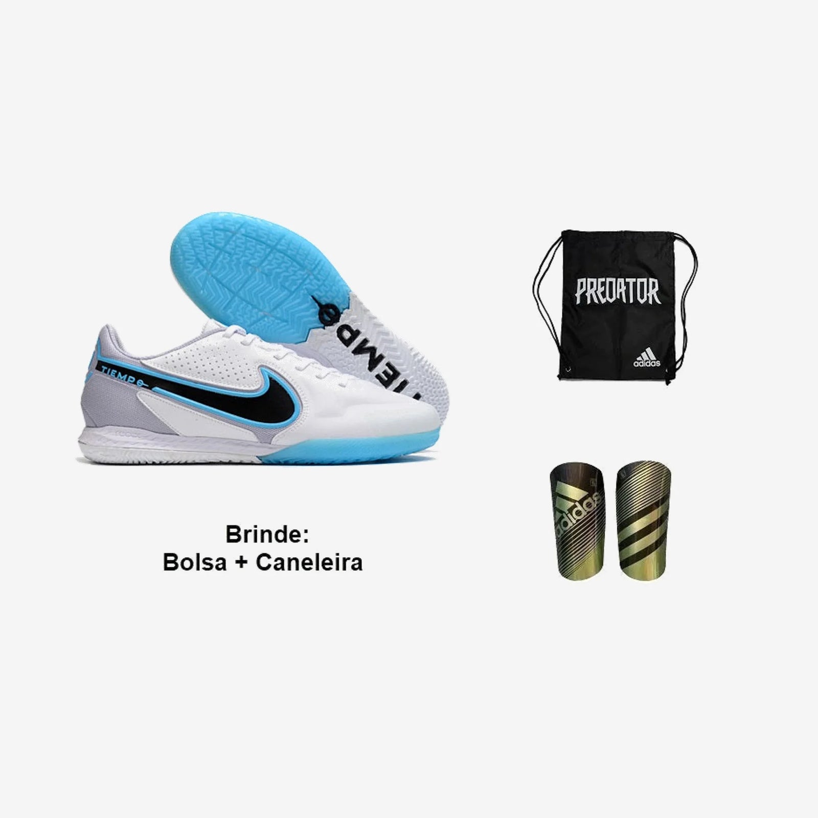 Nike Chuteira Futsal Tiempo Legend 9 Pro + Brindes