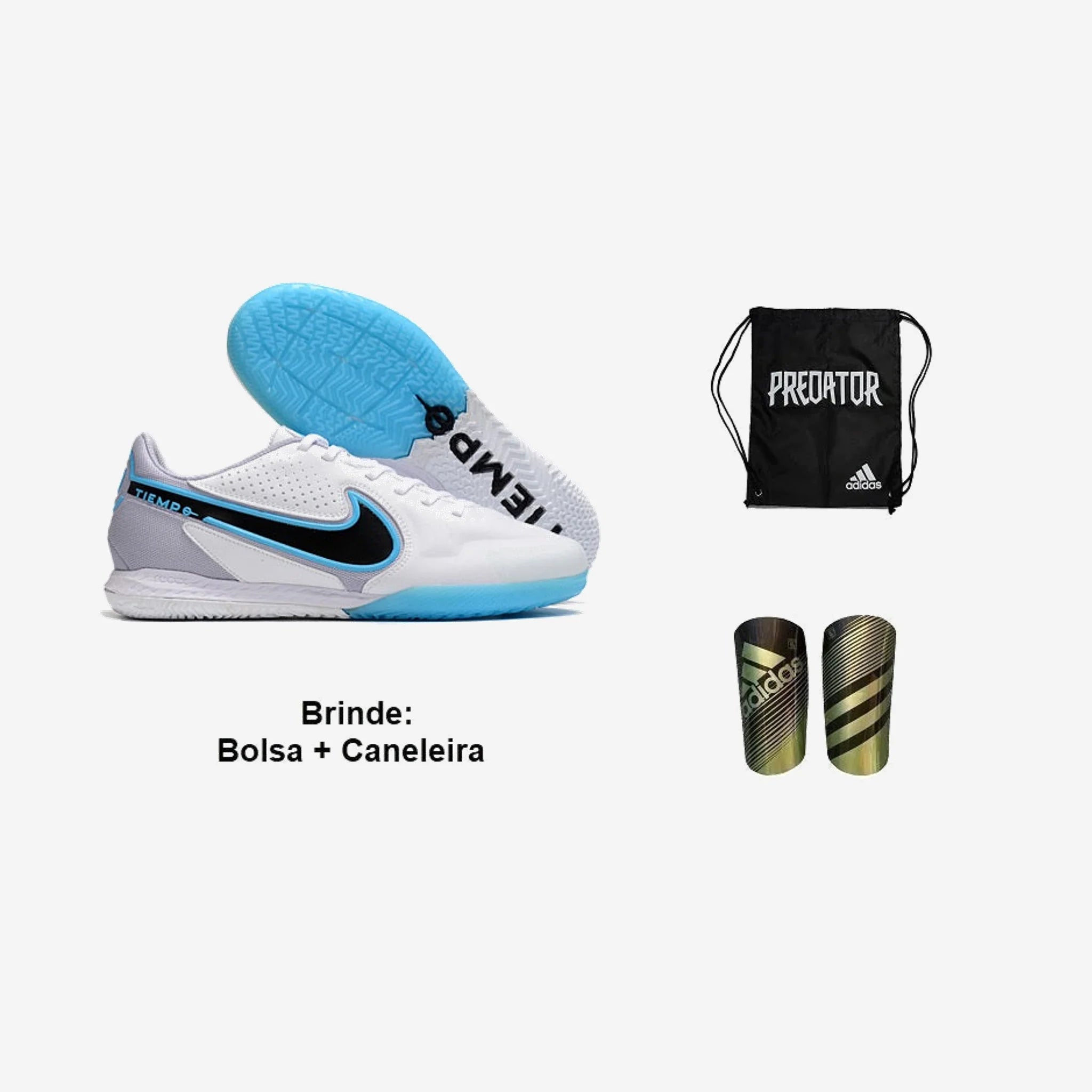 Chuteira Futsal Nike Tiempo Legend 9 Pro Ic + Brindes