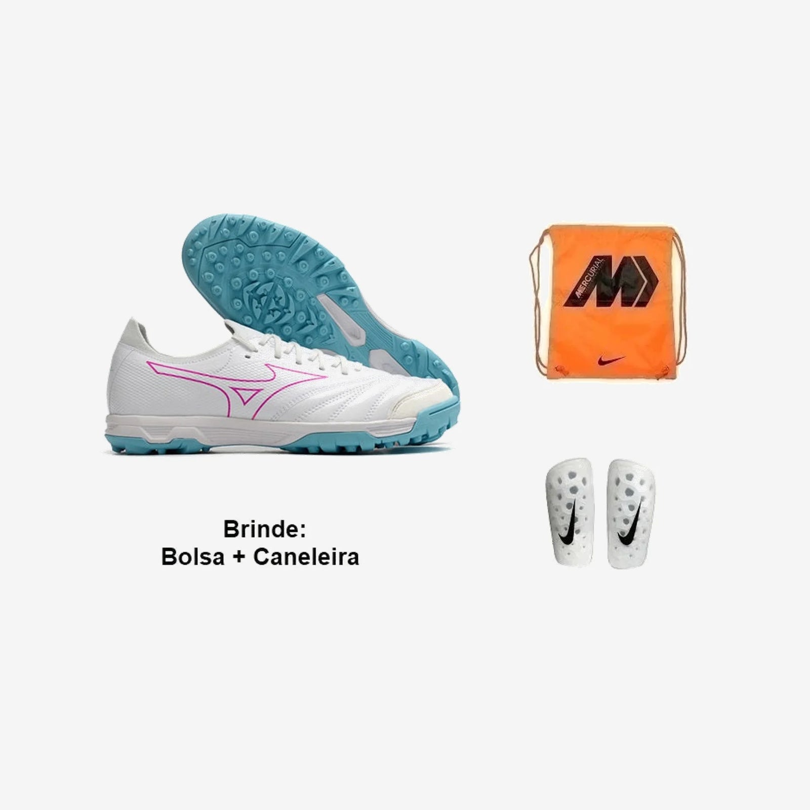 Mizuno Chuteira Society Morelia Neo Sala PRETO (MMNS)