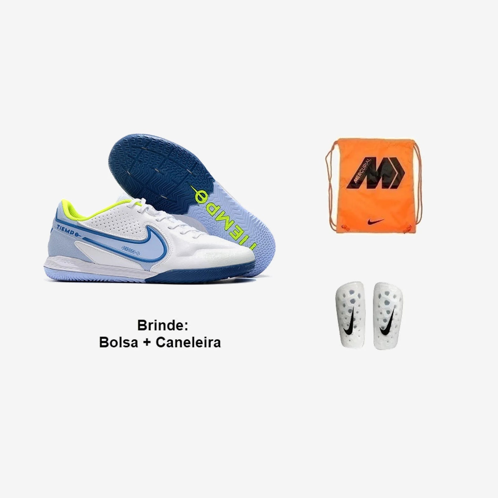 Nike Chuteira Futsal Tiempo Legend 9 Pro + Brindes