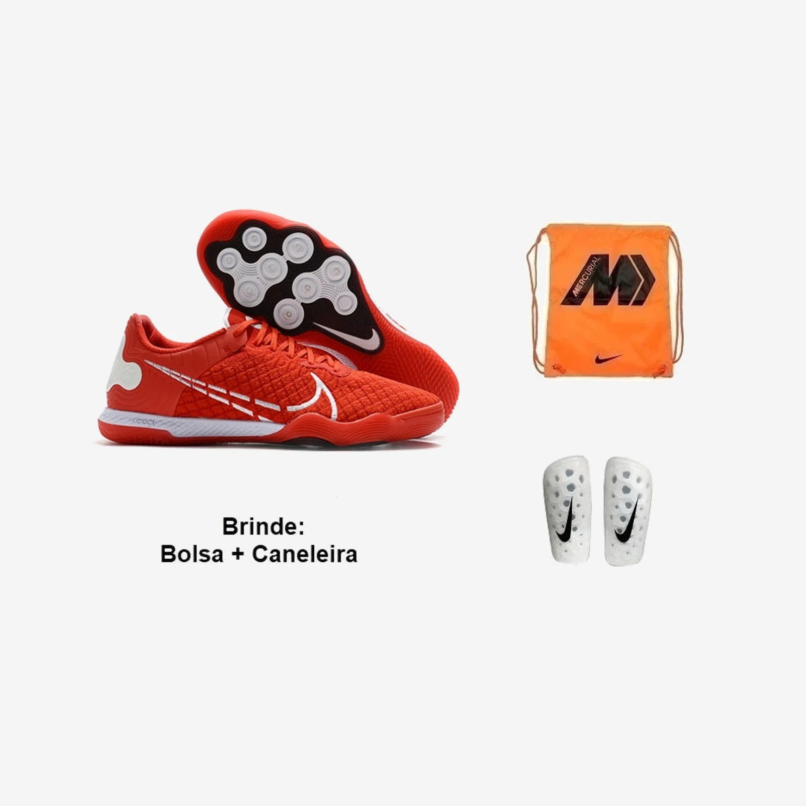 Nike Chuteira Futsal React Gato + Brindes