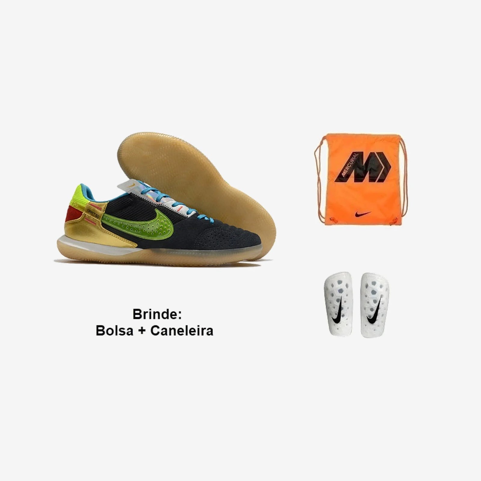 Nike Chuteira Futsal React Gato + Brindes