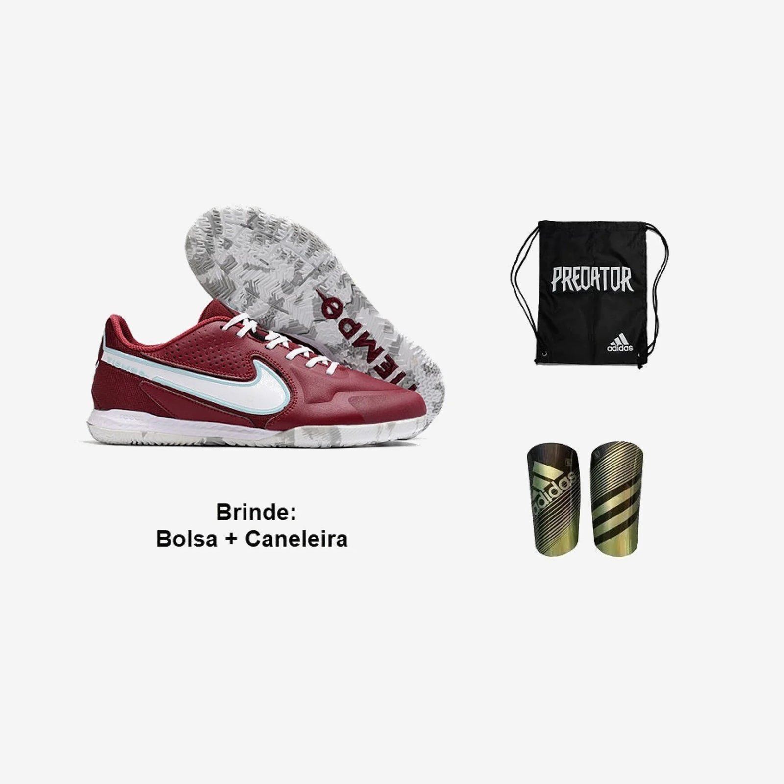 Nike Chuteira Futsal Tiempo Legend 9 Pro + Brindes