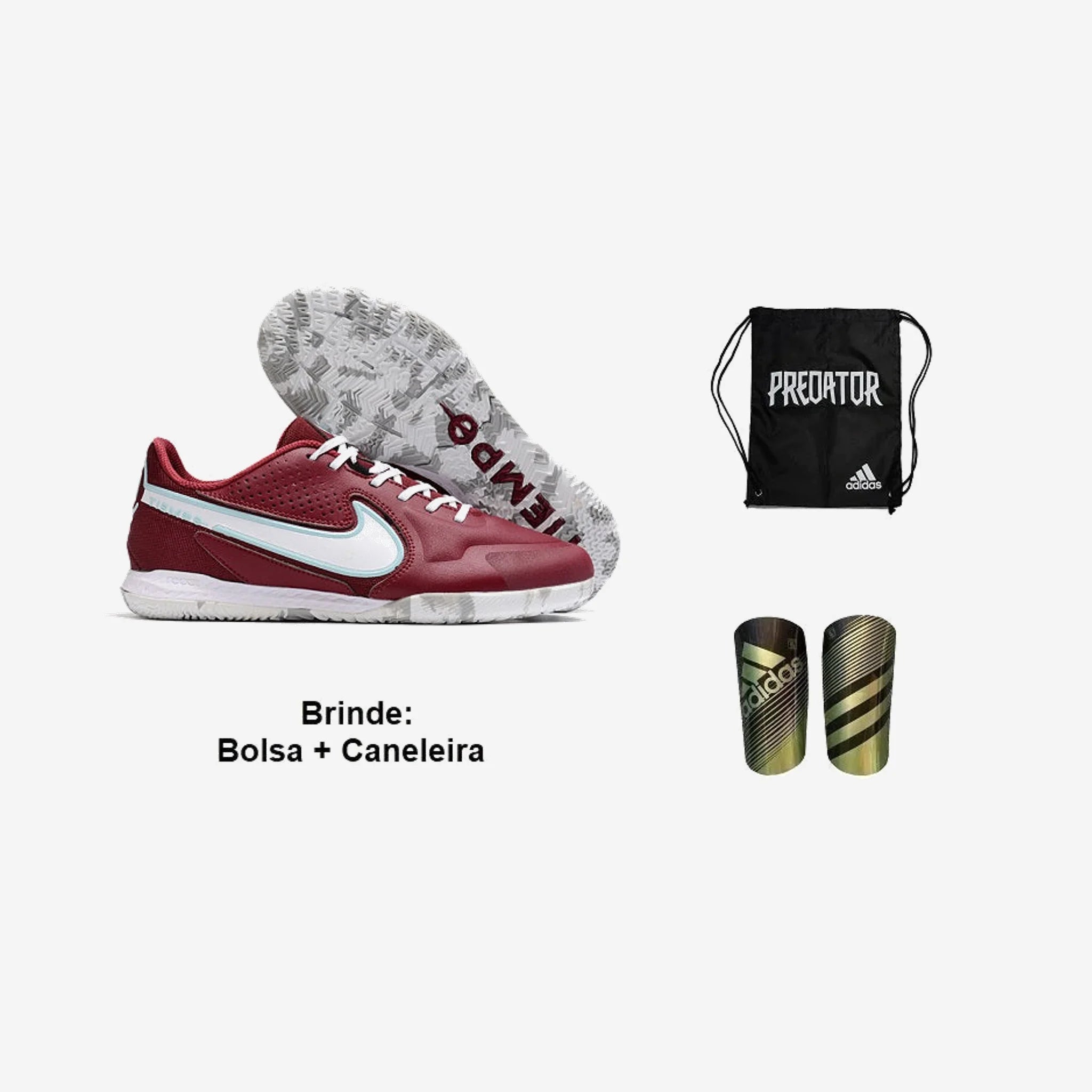 Chuteira Futsal Nike Tiempo Legend 9 Pro Ic + Brindes
