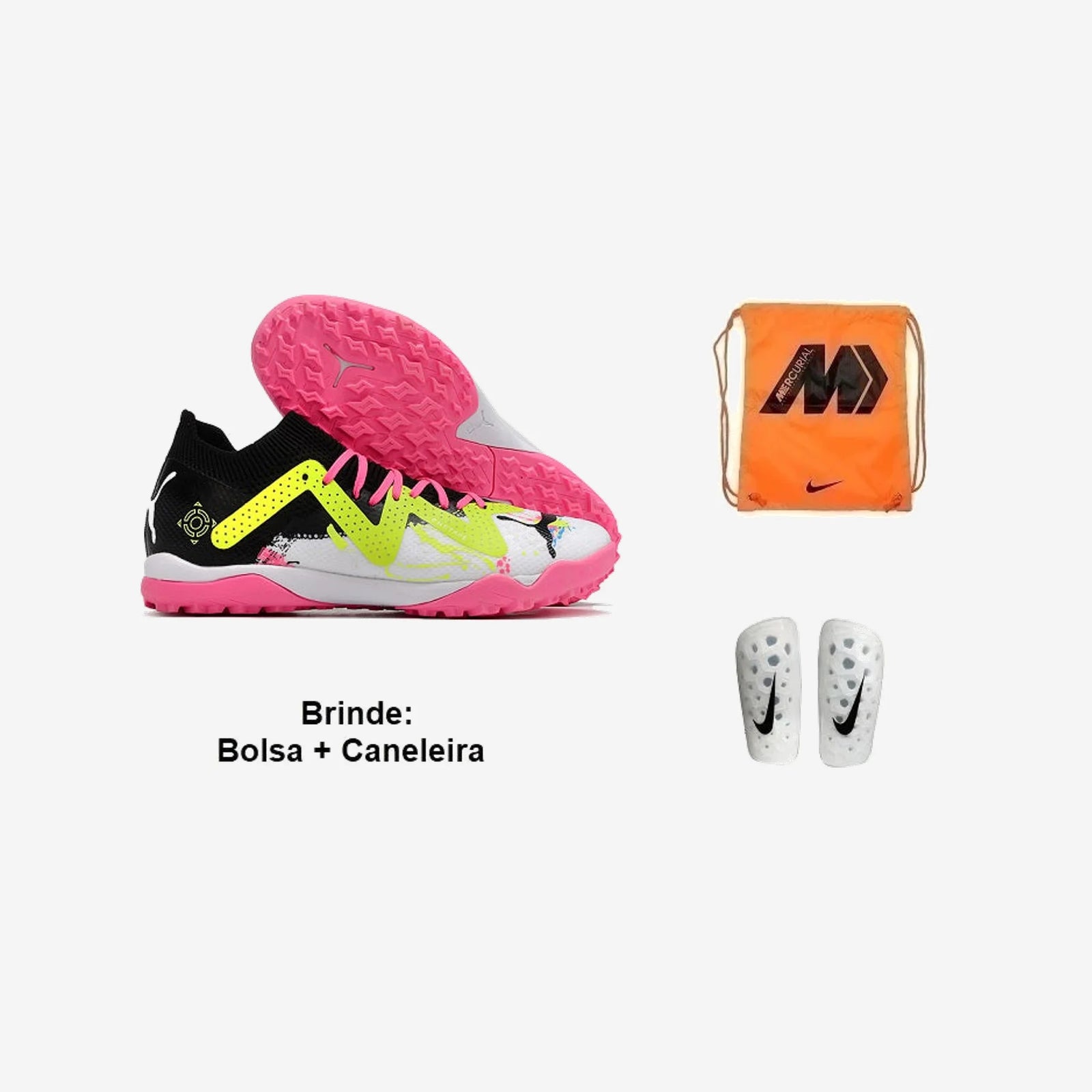 Puma Chuteira Society Future Ultimate + Brindes