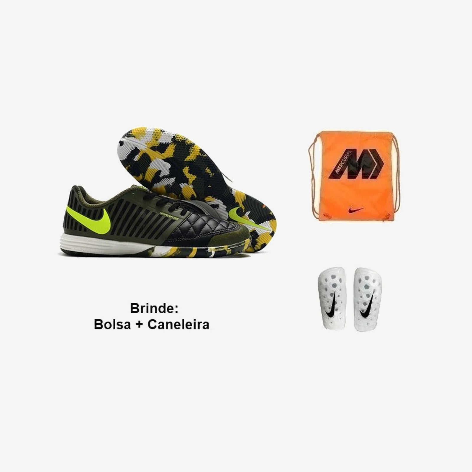 Nike Chuteira Futsal Lunar Gato 2 + Brindes