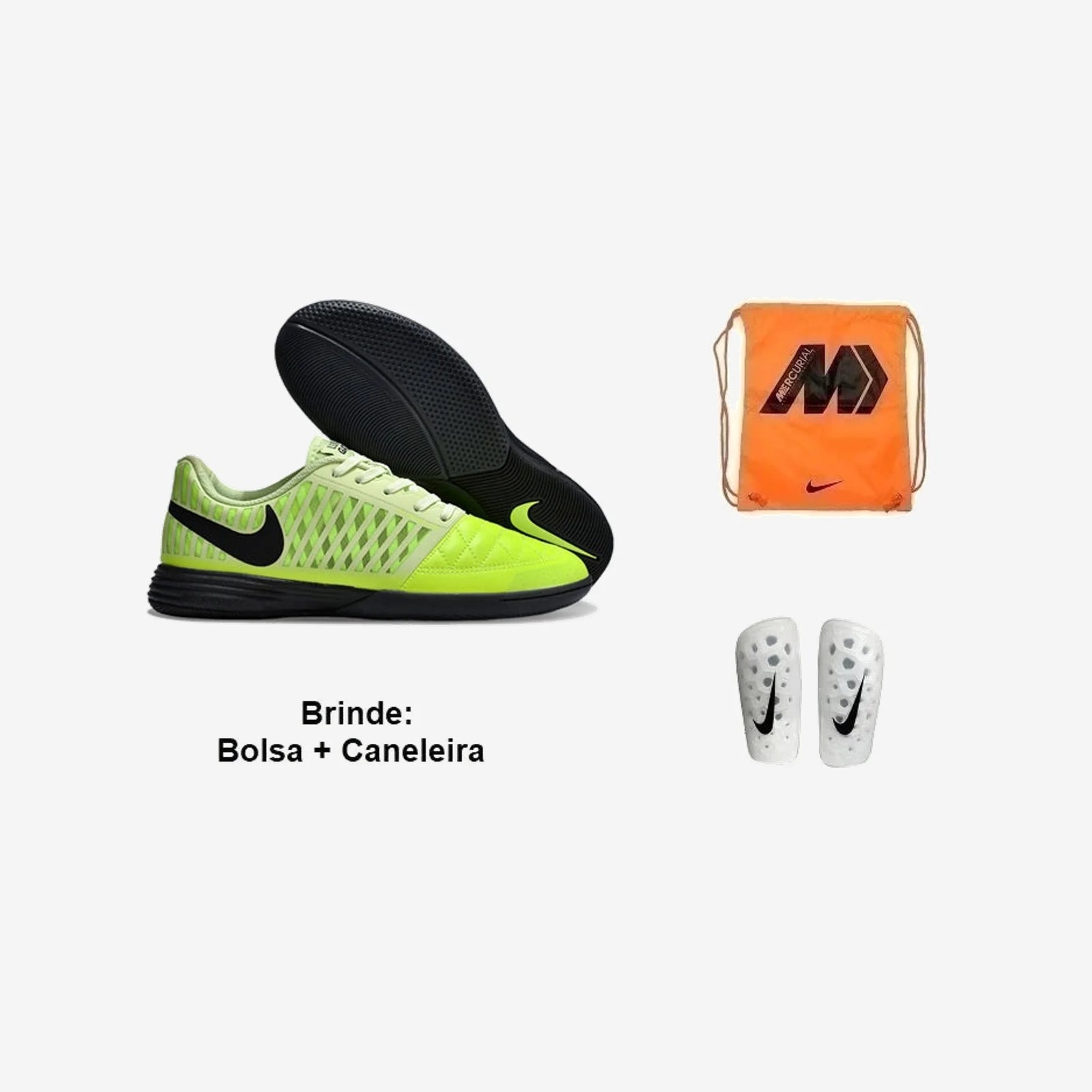 Nike Chuteira Futsal Lunar Gato 2 (4) + Brindes