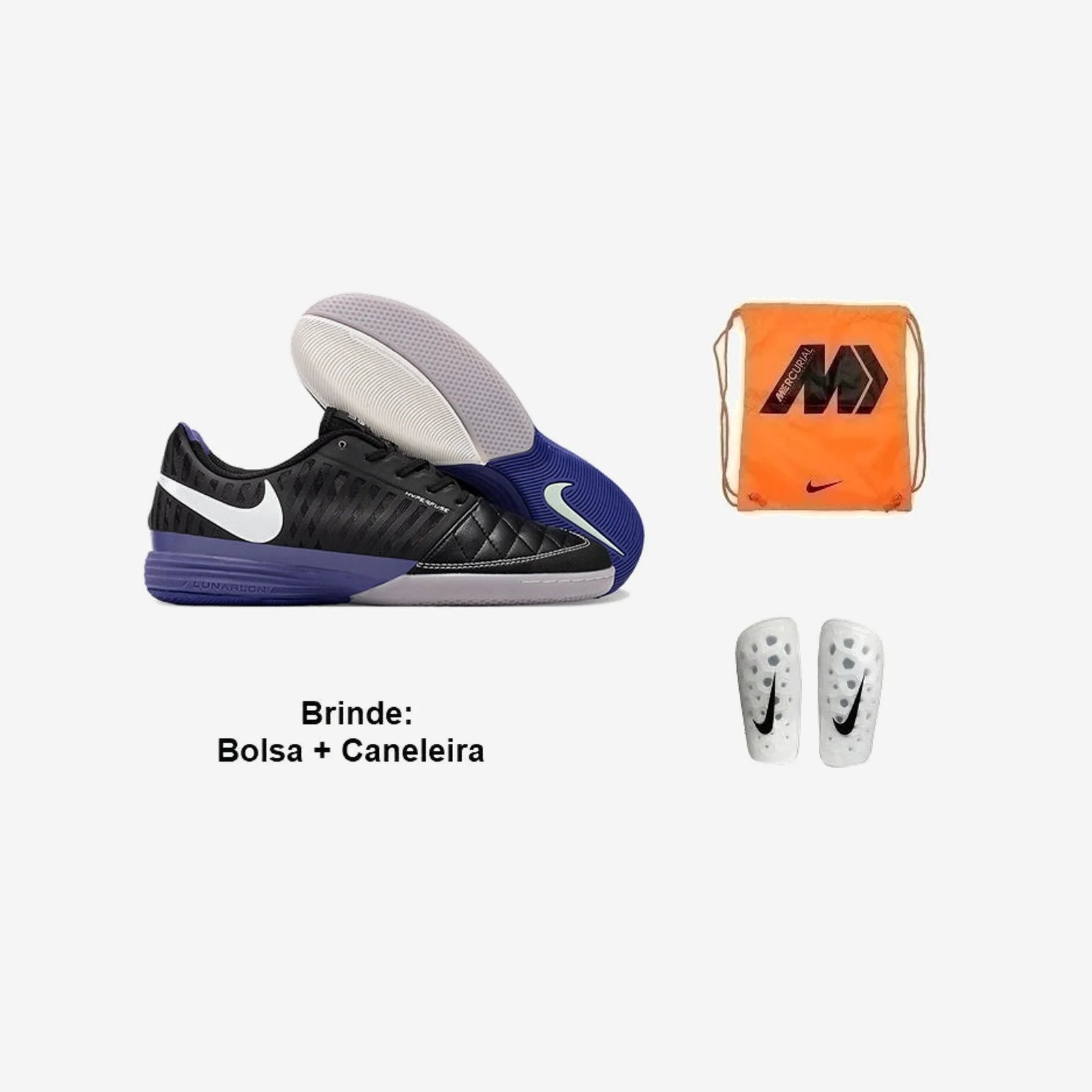 Nike Chuteira Futsal Lunar Gato 2 (4) + Brindes