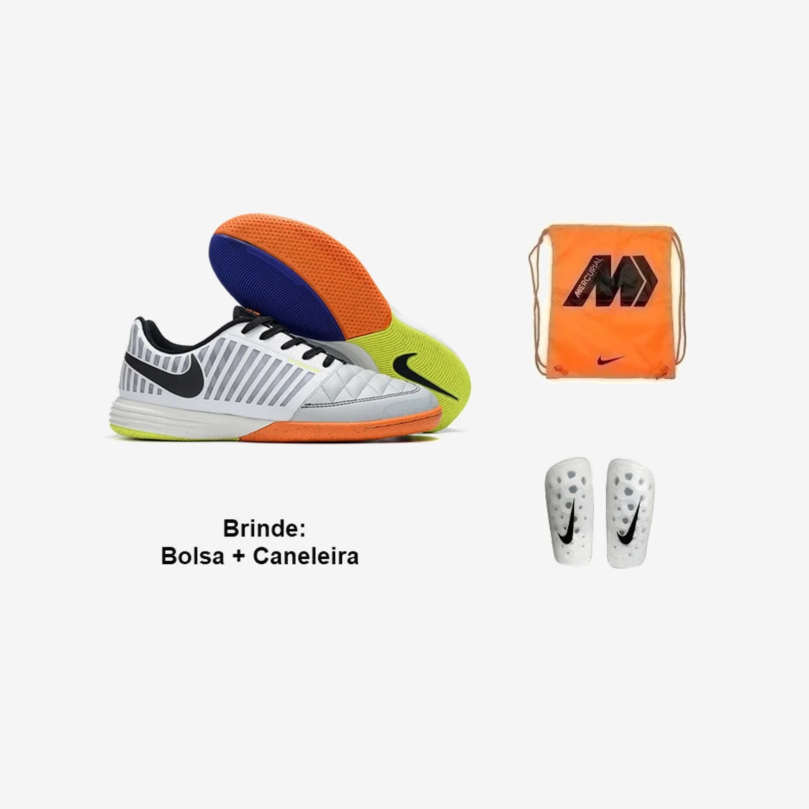 Nike Chuteira Futsal Lunar Gato 2 (3) + Brindes