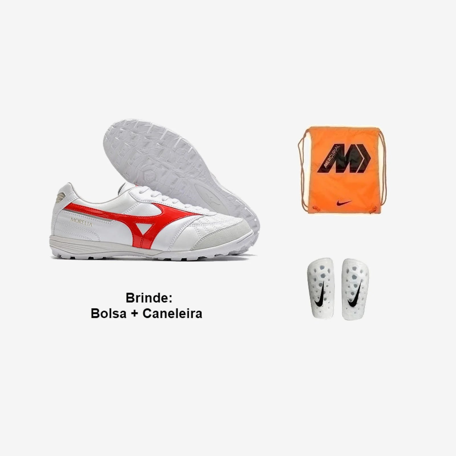 Mizuno Chuteira Society Morelia Sala + Brindes