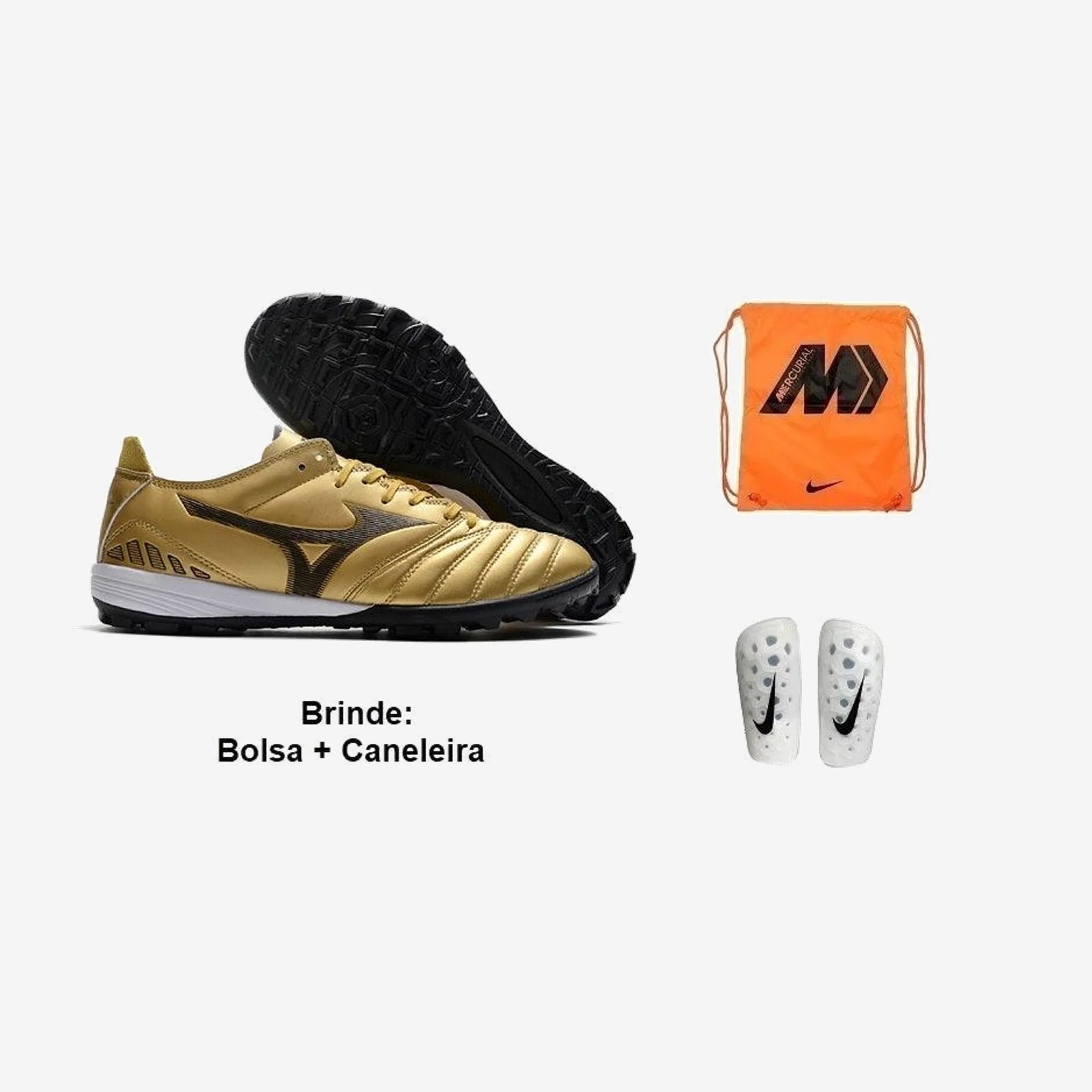 Mizuno Chuteira Society Morelia Neo 3 + Brindes