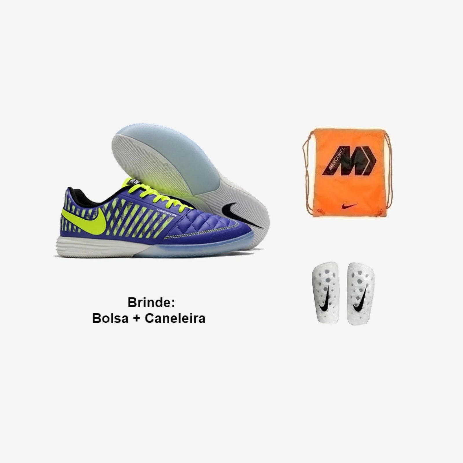 Nike Chuteira Futsal Lunar Gato 2 (3) + Brindes