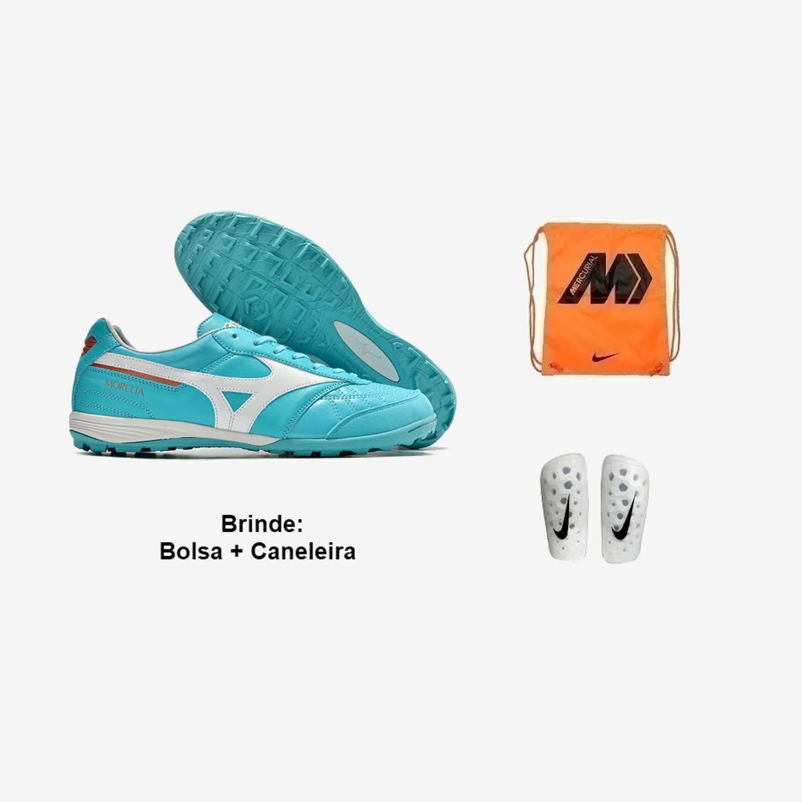 Mizuno Chuteira Society Morelia Sala + Brindes