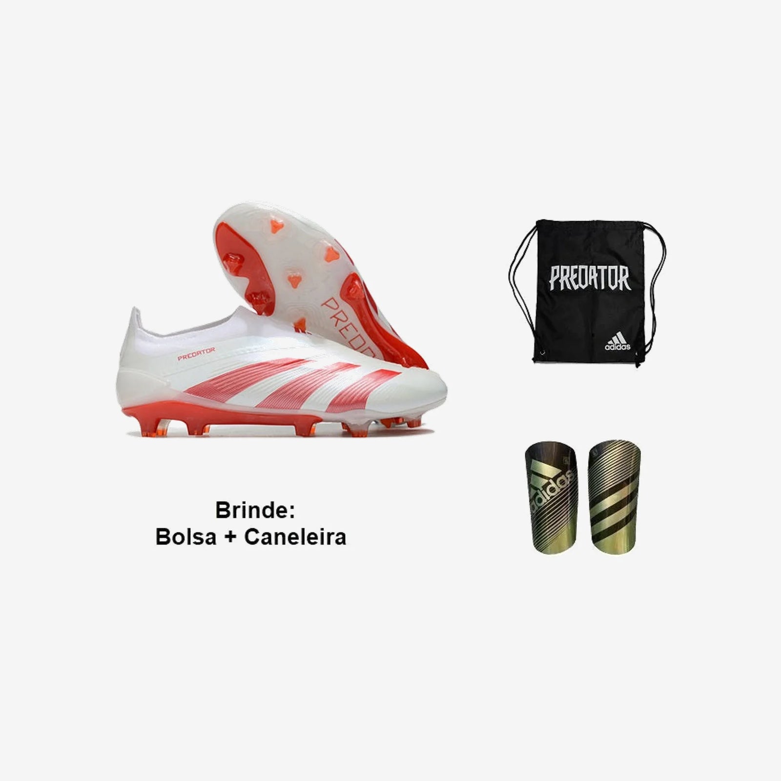 Adidas Chuteira Campo Predator Laceless Tongue