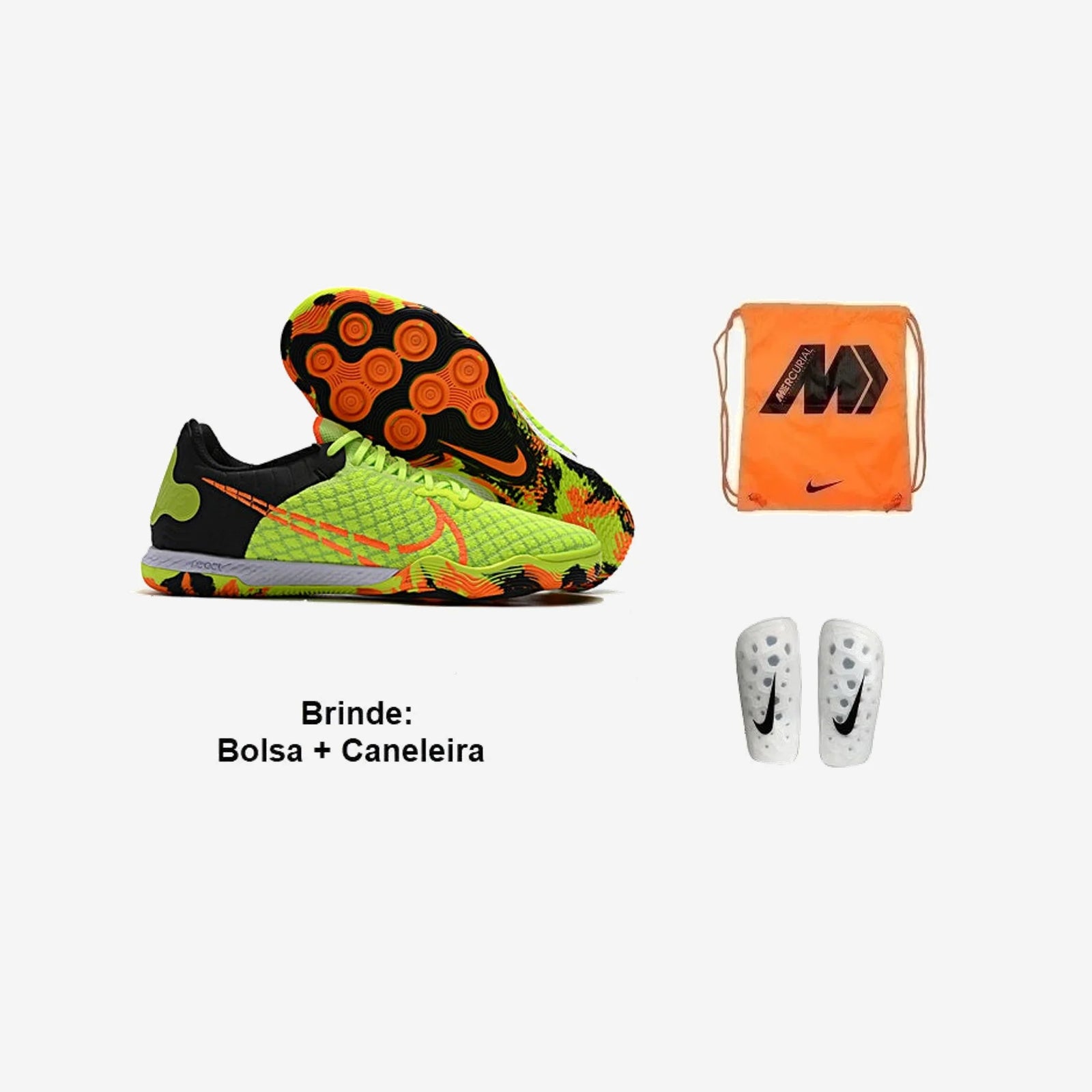 Nike Chuteira Futsal React Gato + Brindes