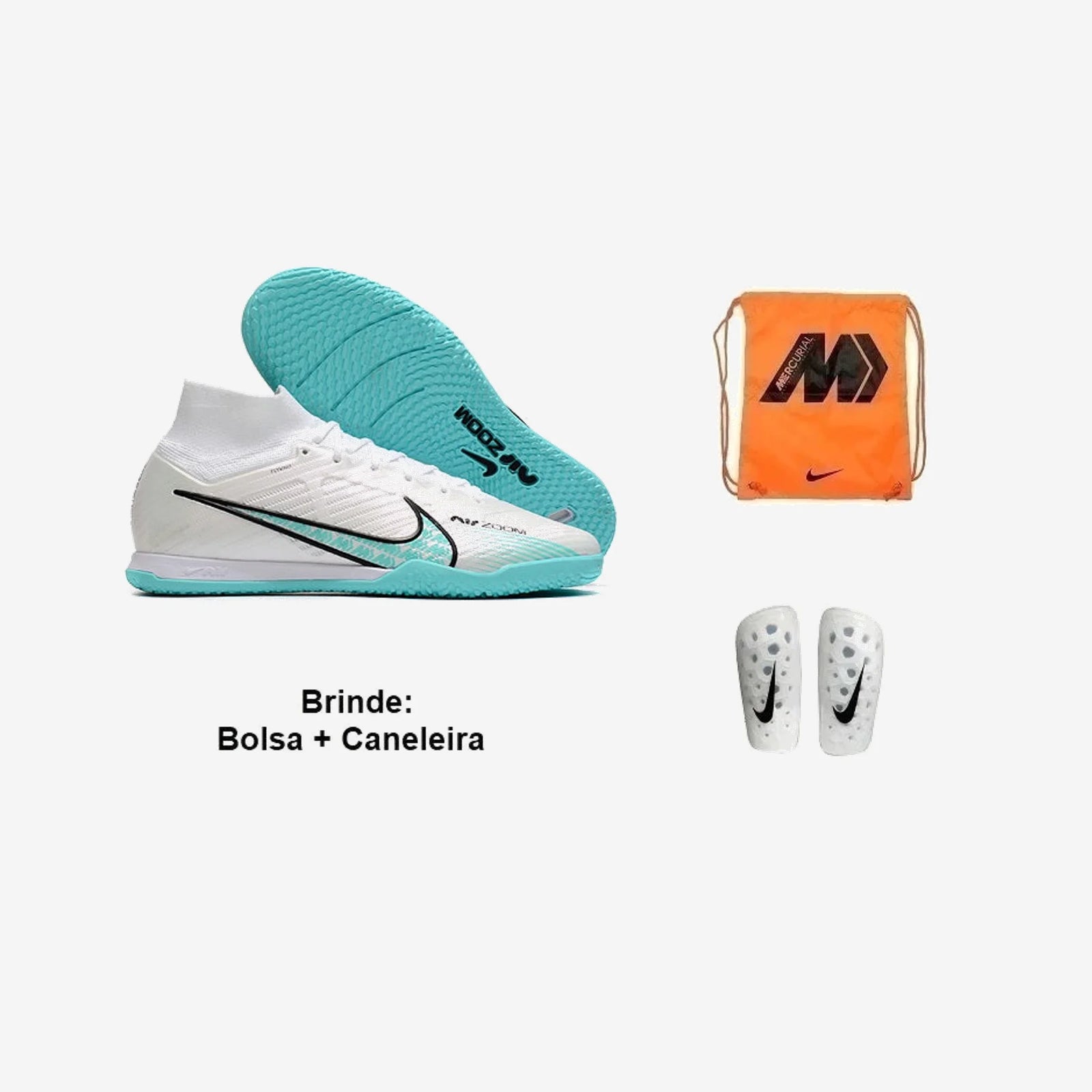Nike Chuteira Futsal Air Mercurial Superfly 9 + Brindes