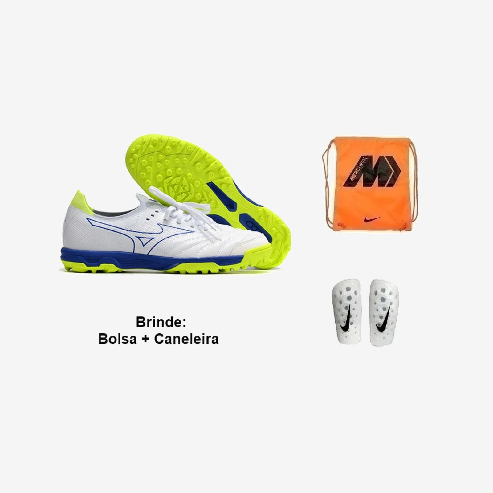 Mizuno Chuteira Society Morelia Neo Sala PRETO (MMNS)