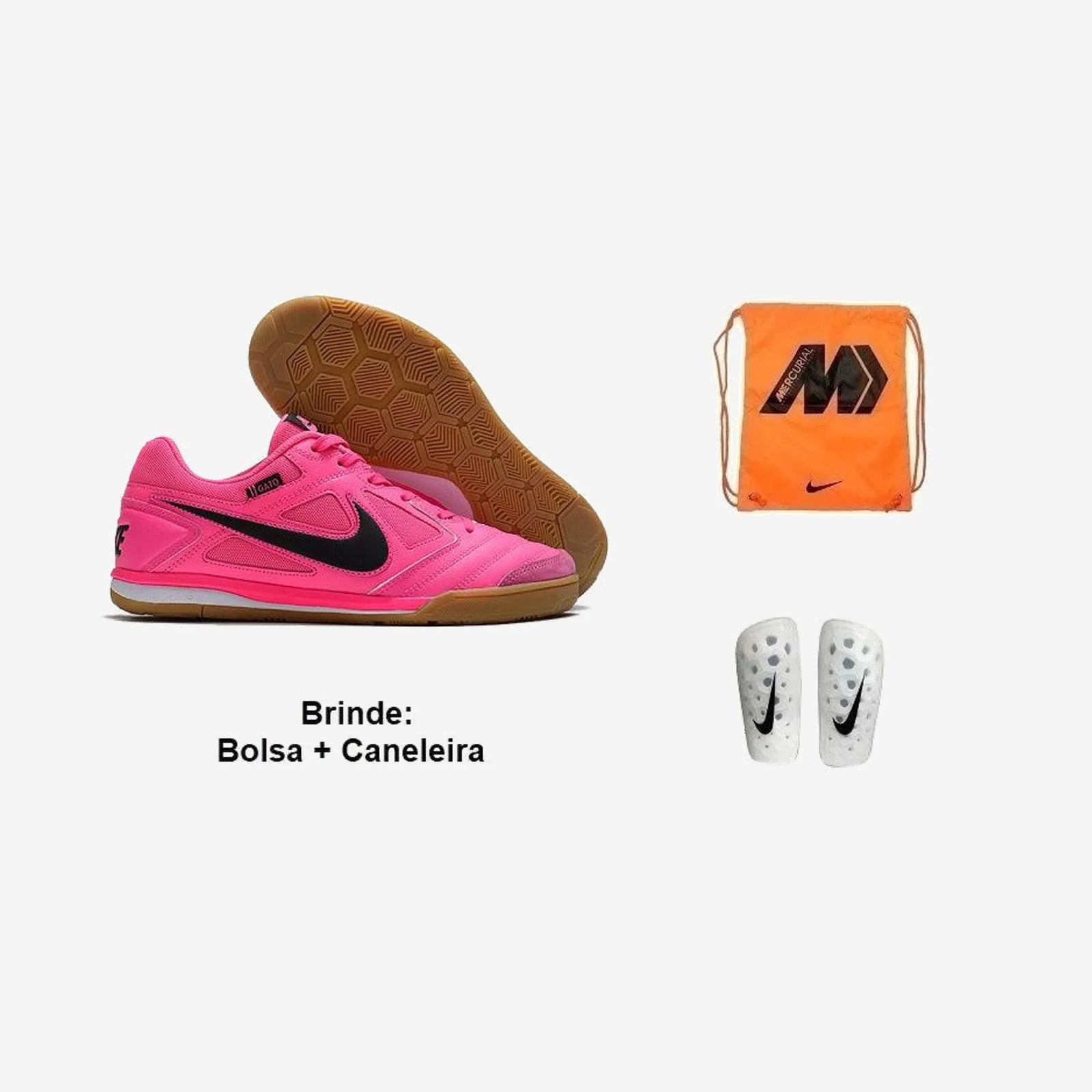 Nike Chuteira Futsal Sb Gato X Supreme + Brindes