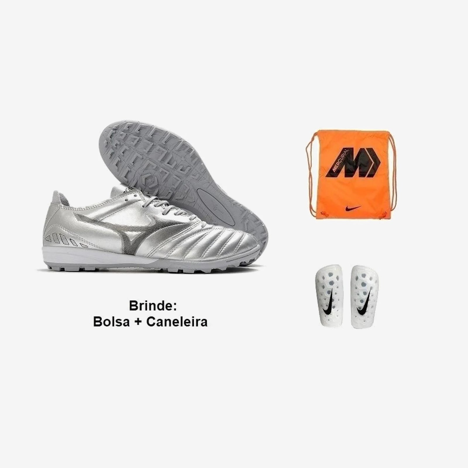 Mizuno Chuteira Society Morelia Neo 3 + Brindes