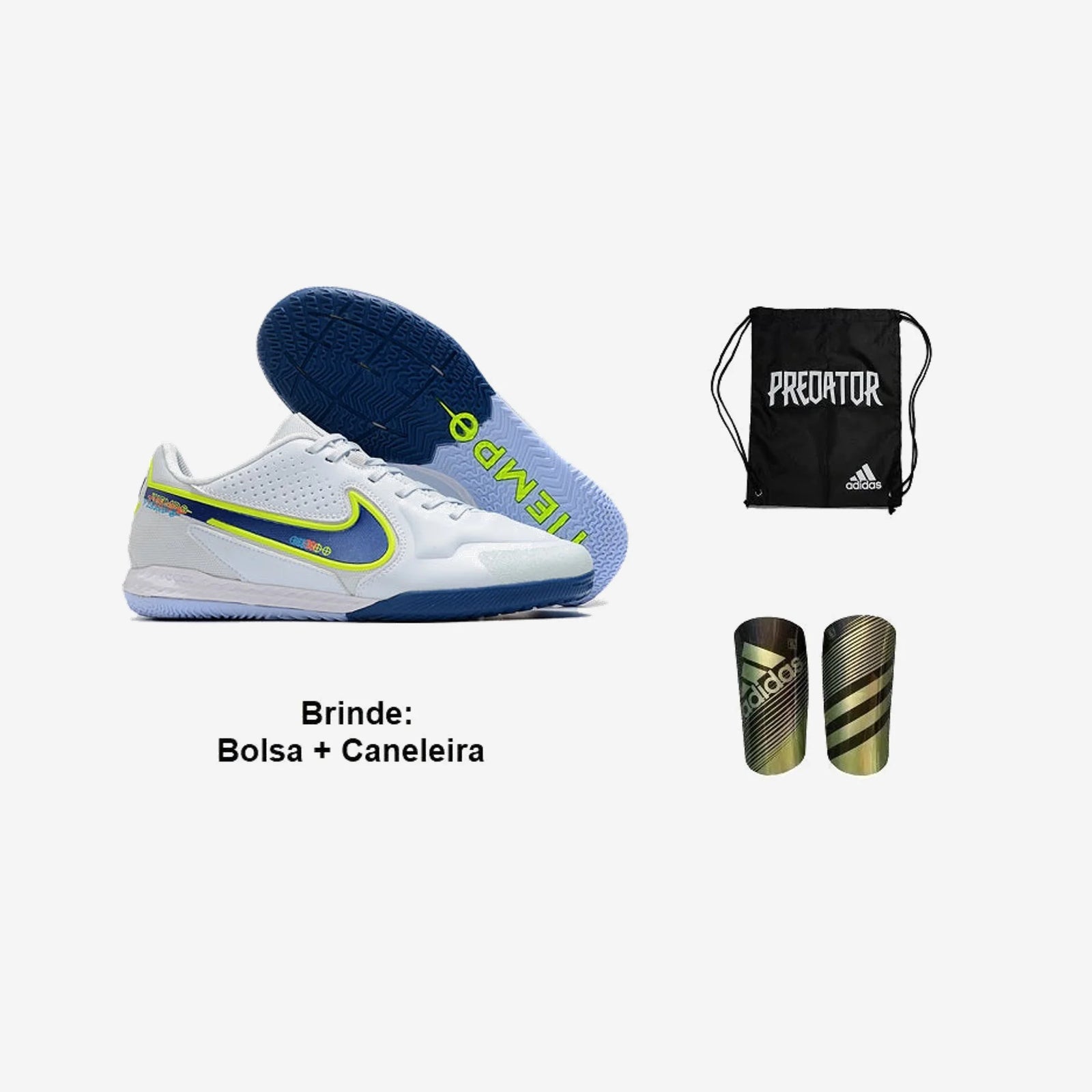 Nike Chuteira Futsal Tiempo Legend 9 Pro + Brindes