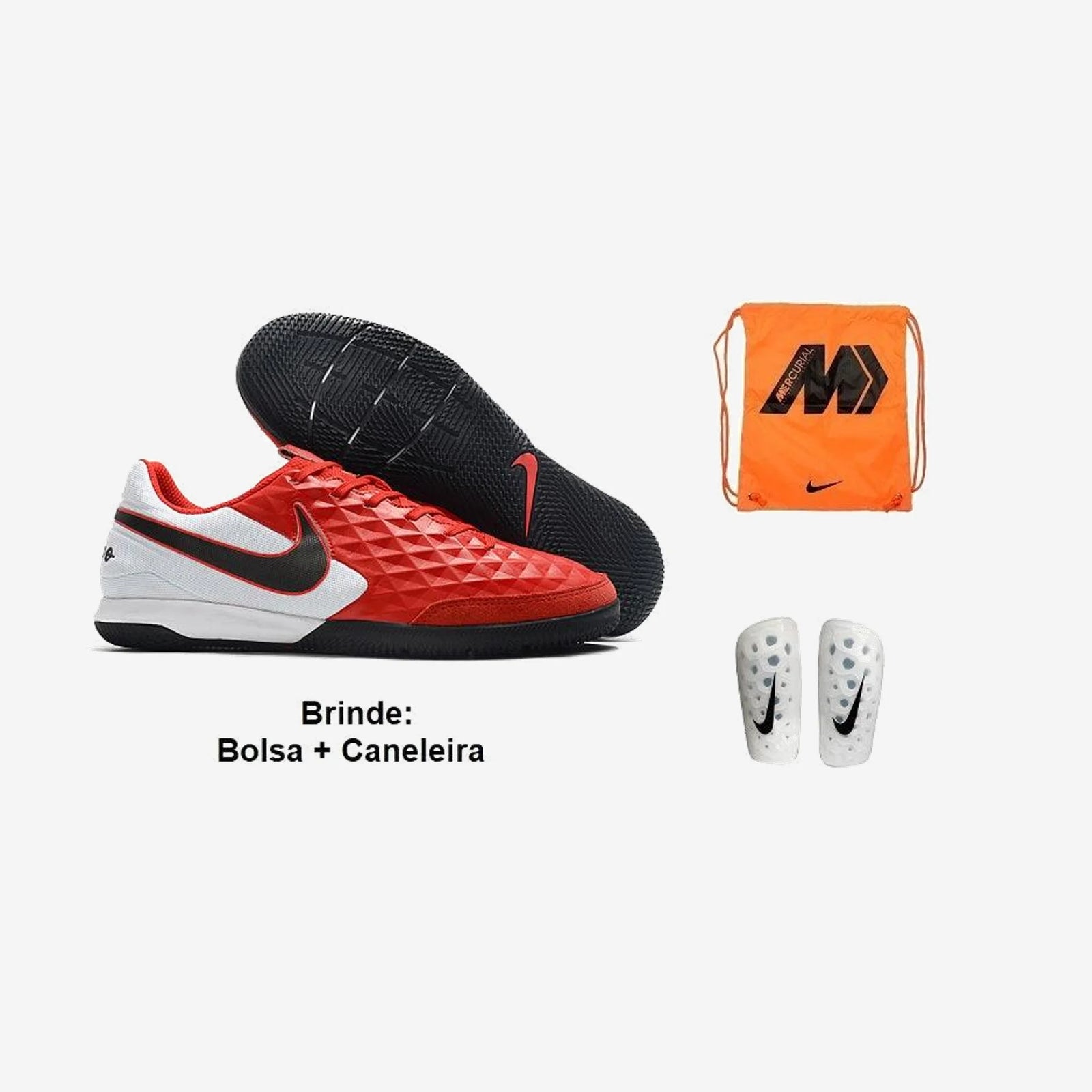 Nike Chuteira Futsal Tiempo Legend 8 + Brindes